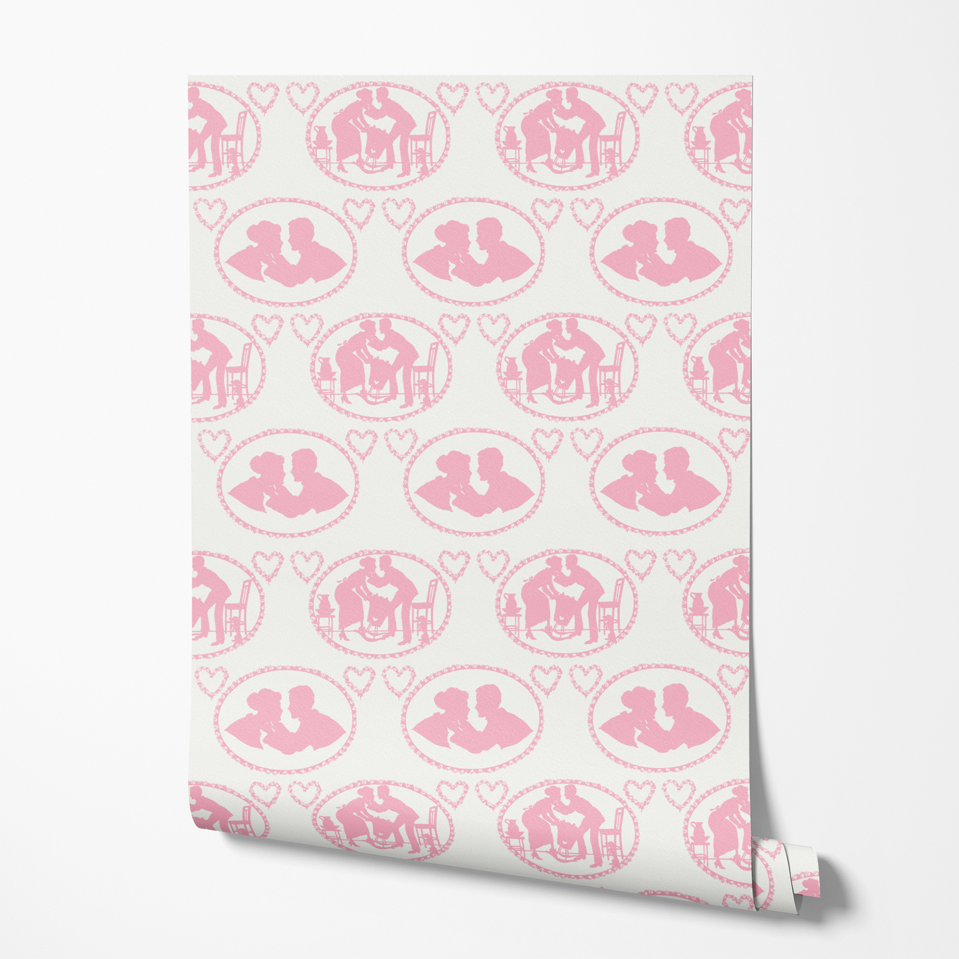  wallpaper roll mockup