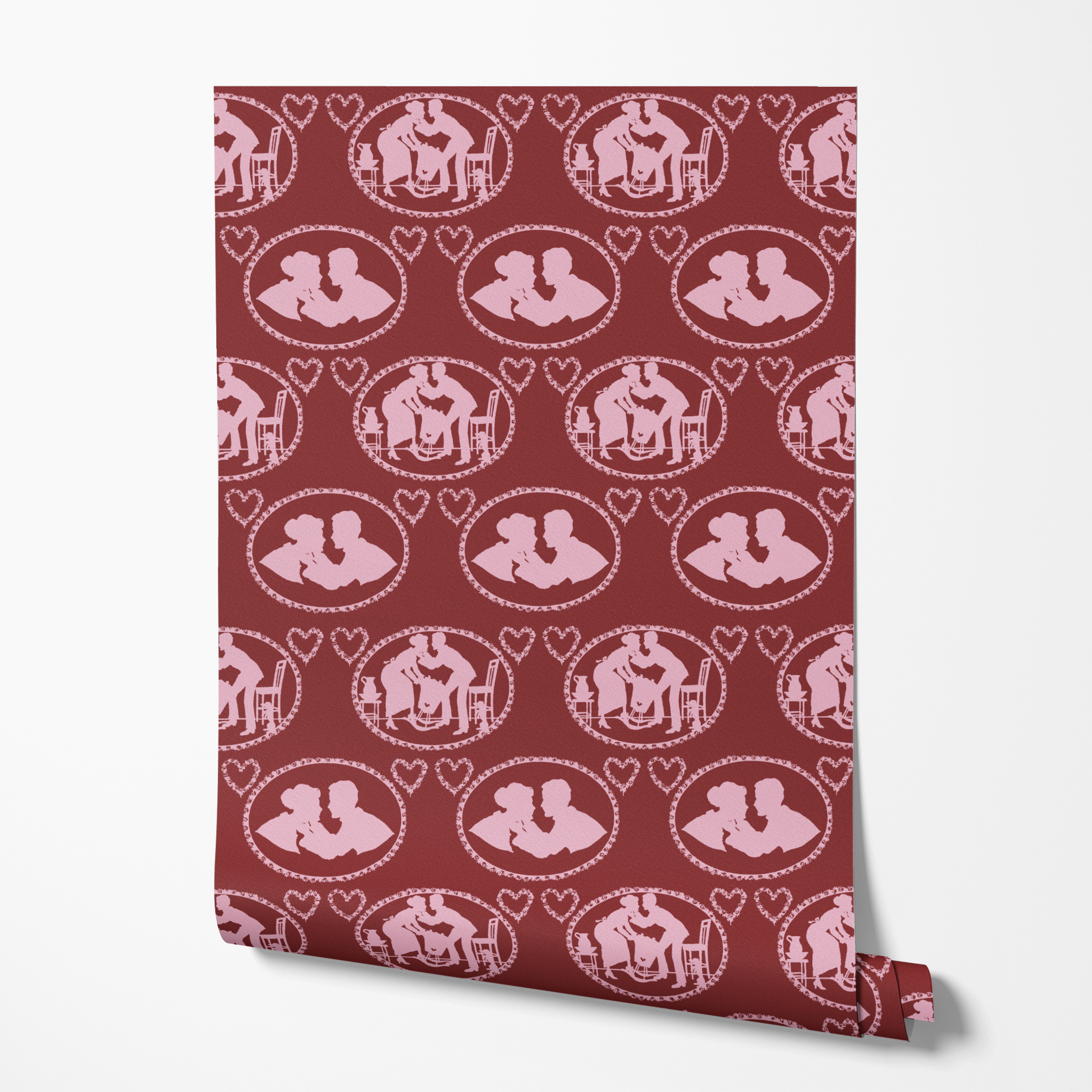  wallpaper roll mockup