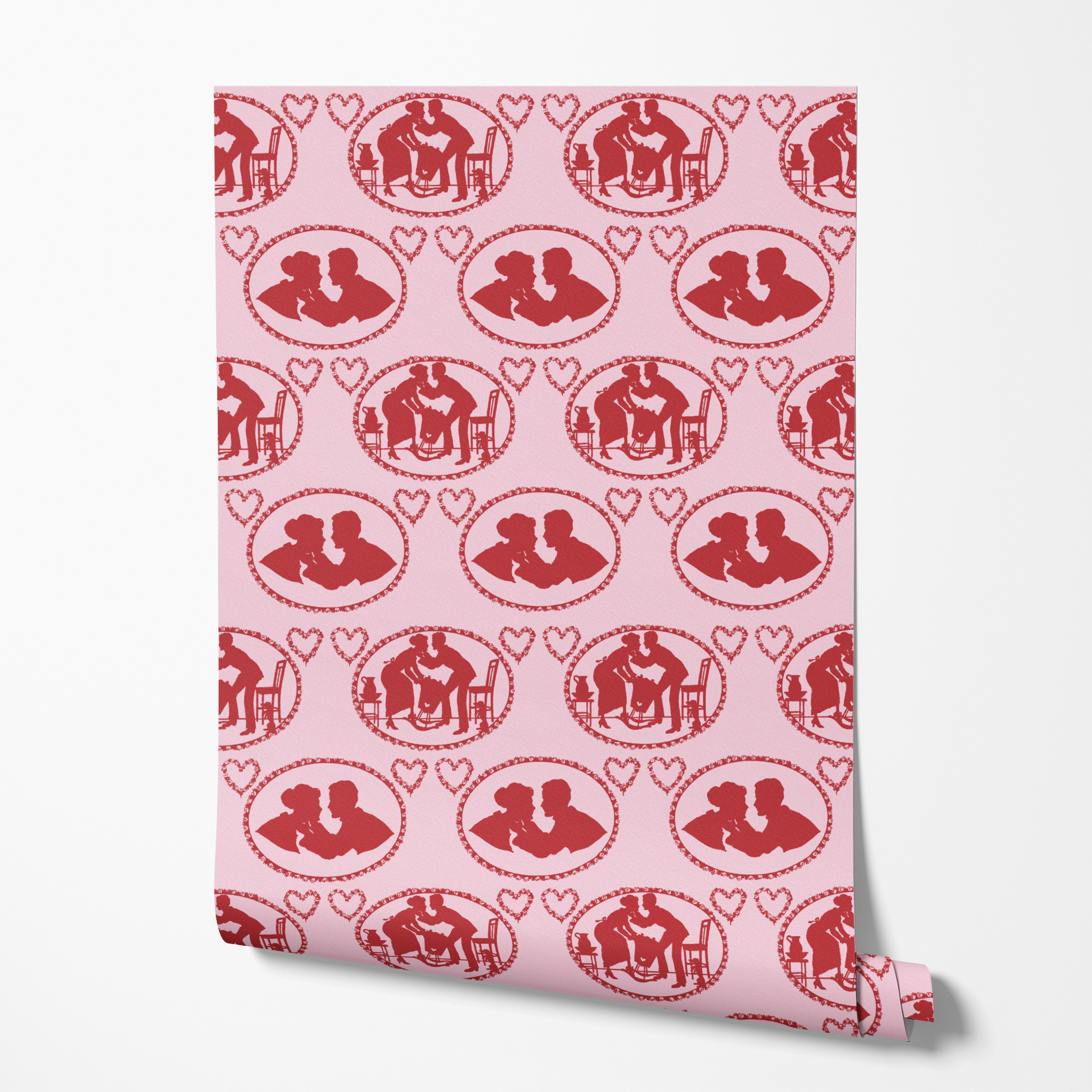  wallpaper roll mockup