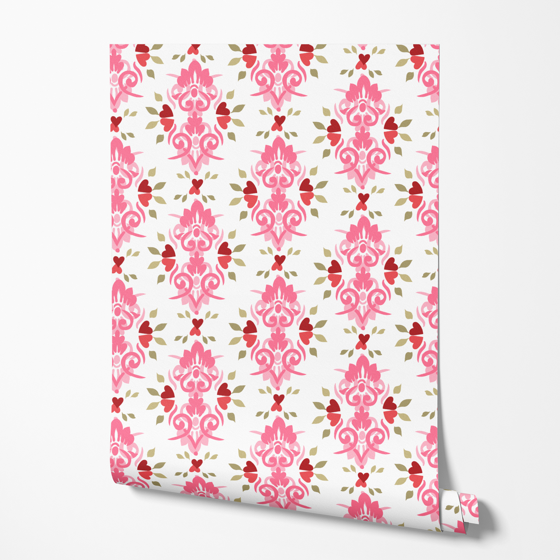  wallpaper roll mockup