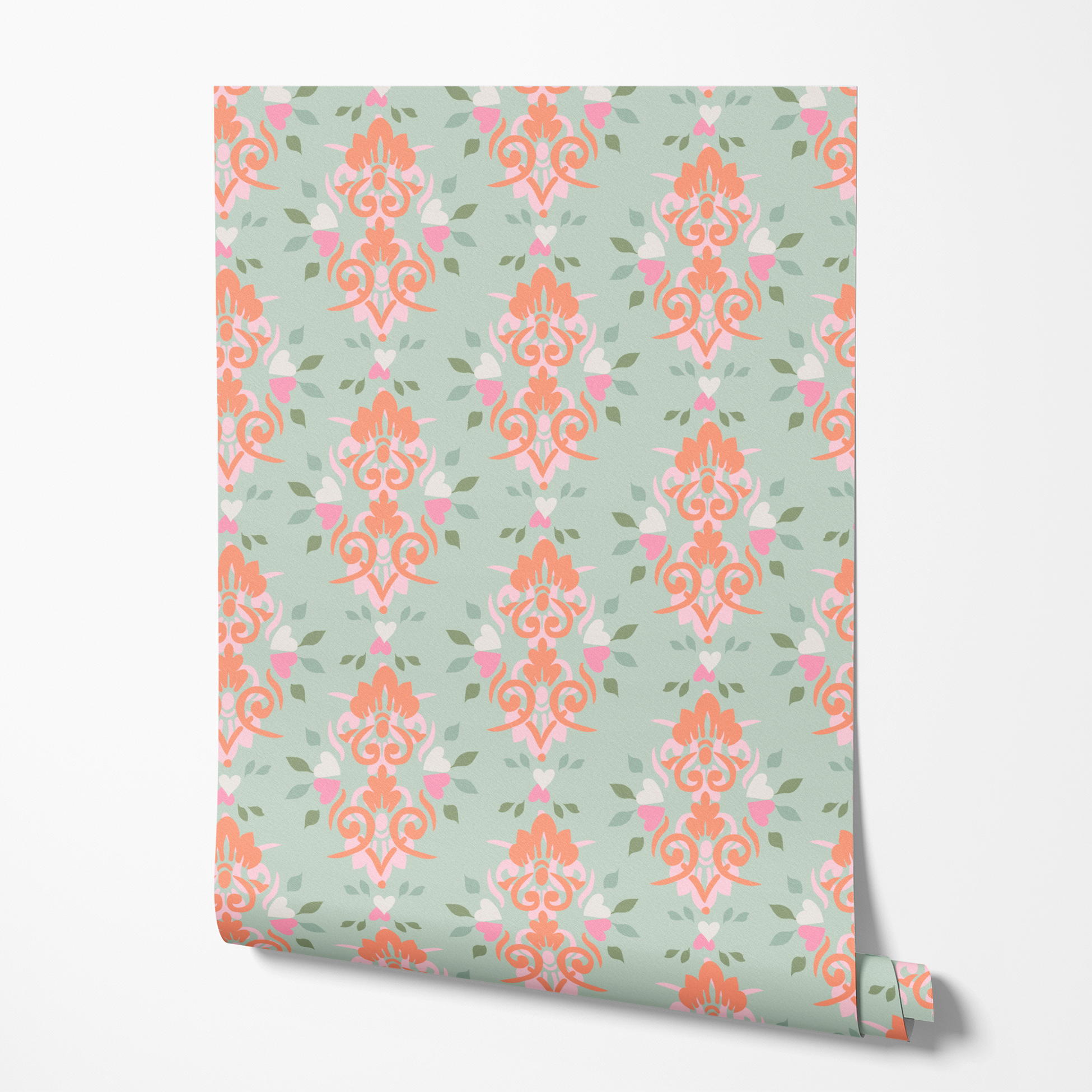  wallpaper roll mockup