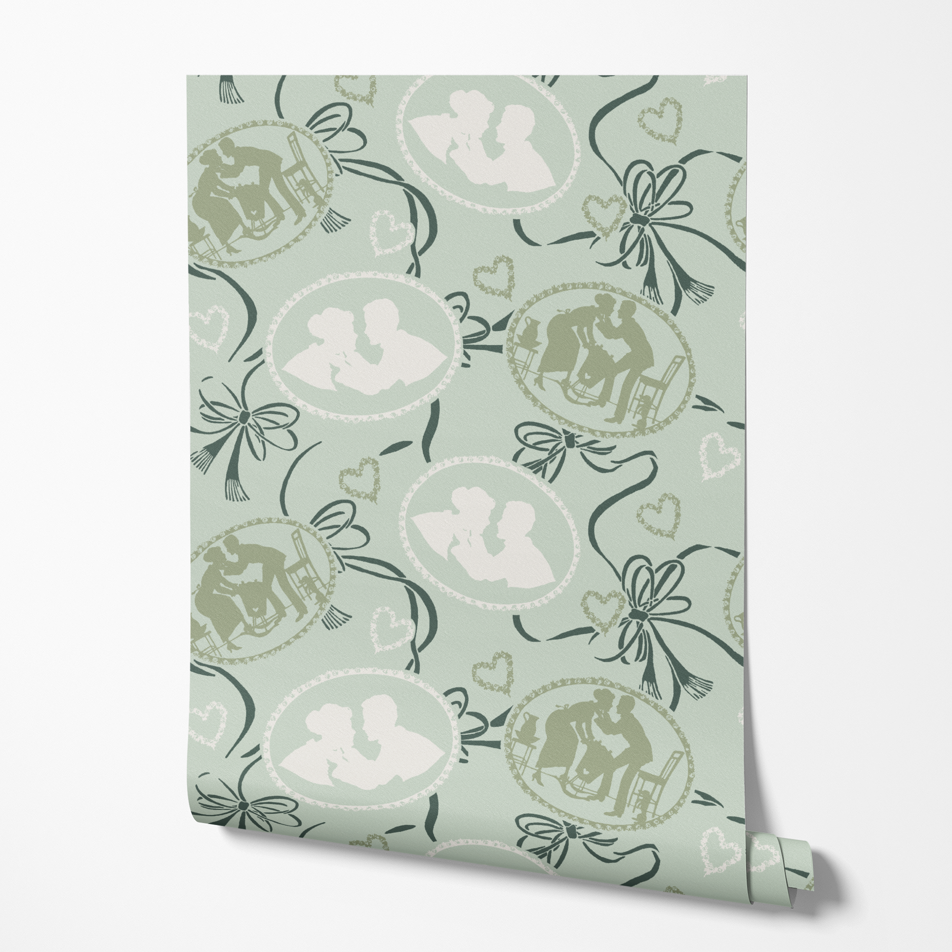  wallpaper roll mockup