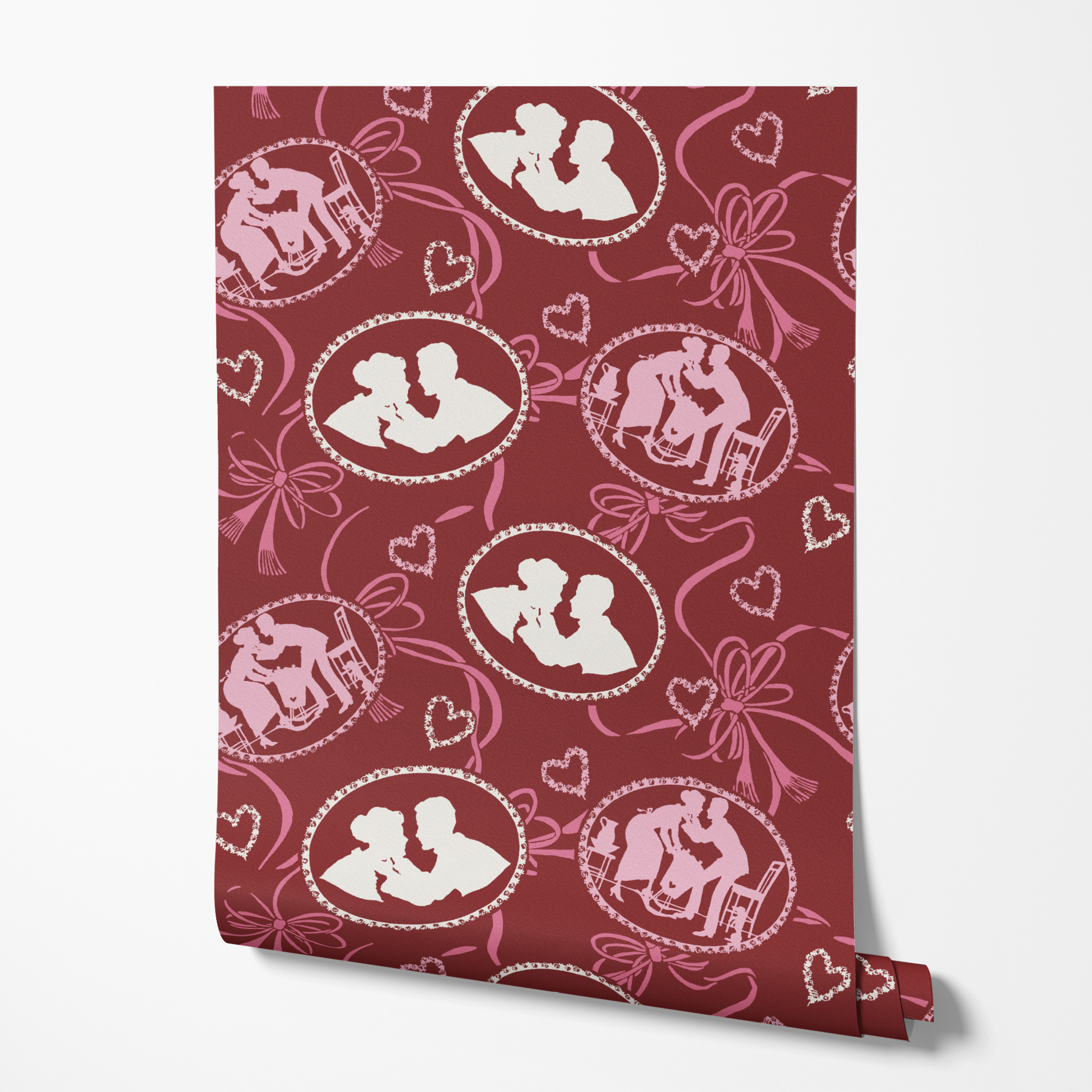  wallpaper roll mockup