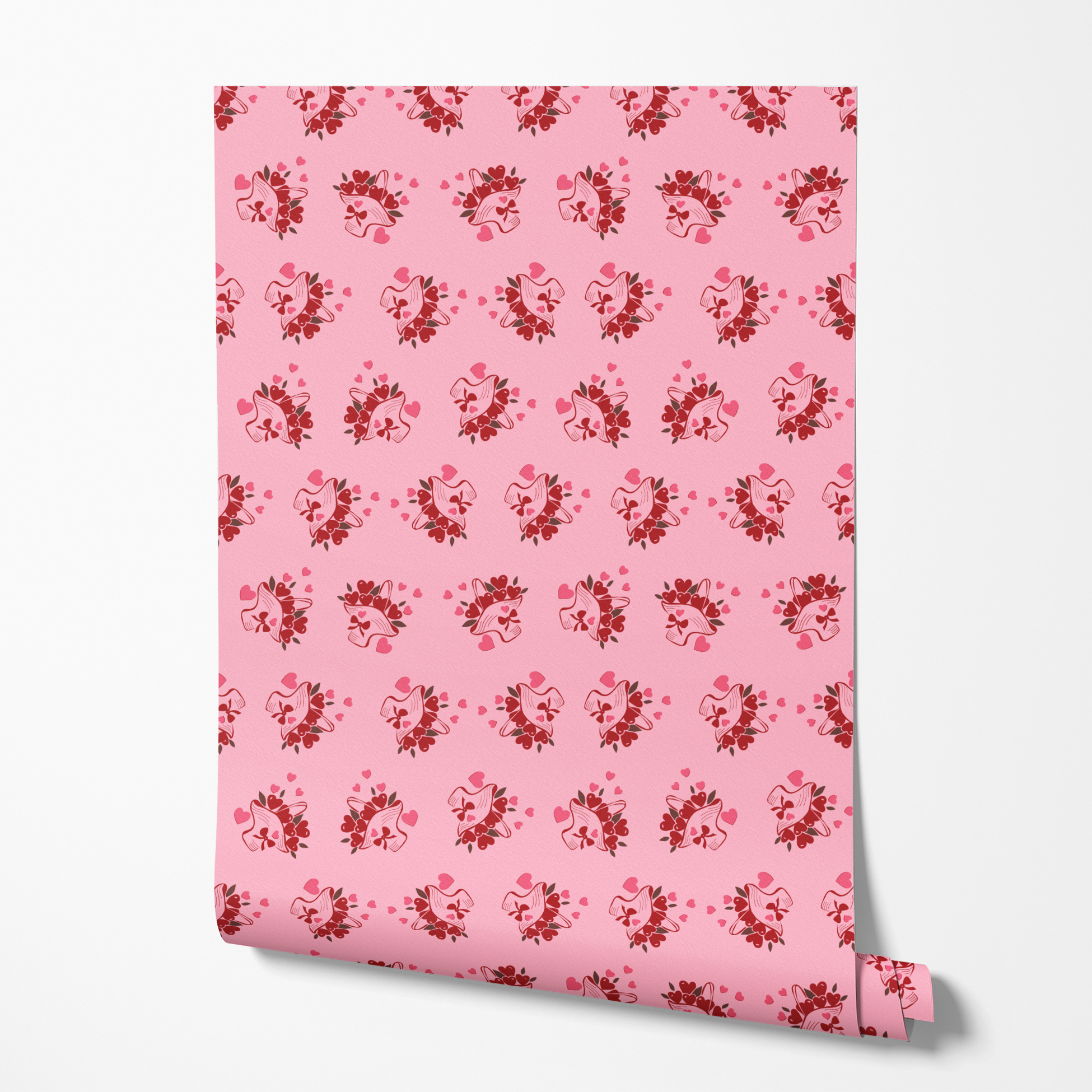  wallpaper roll mockup