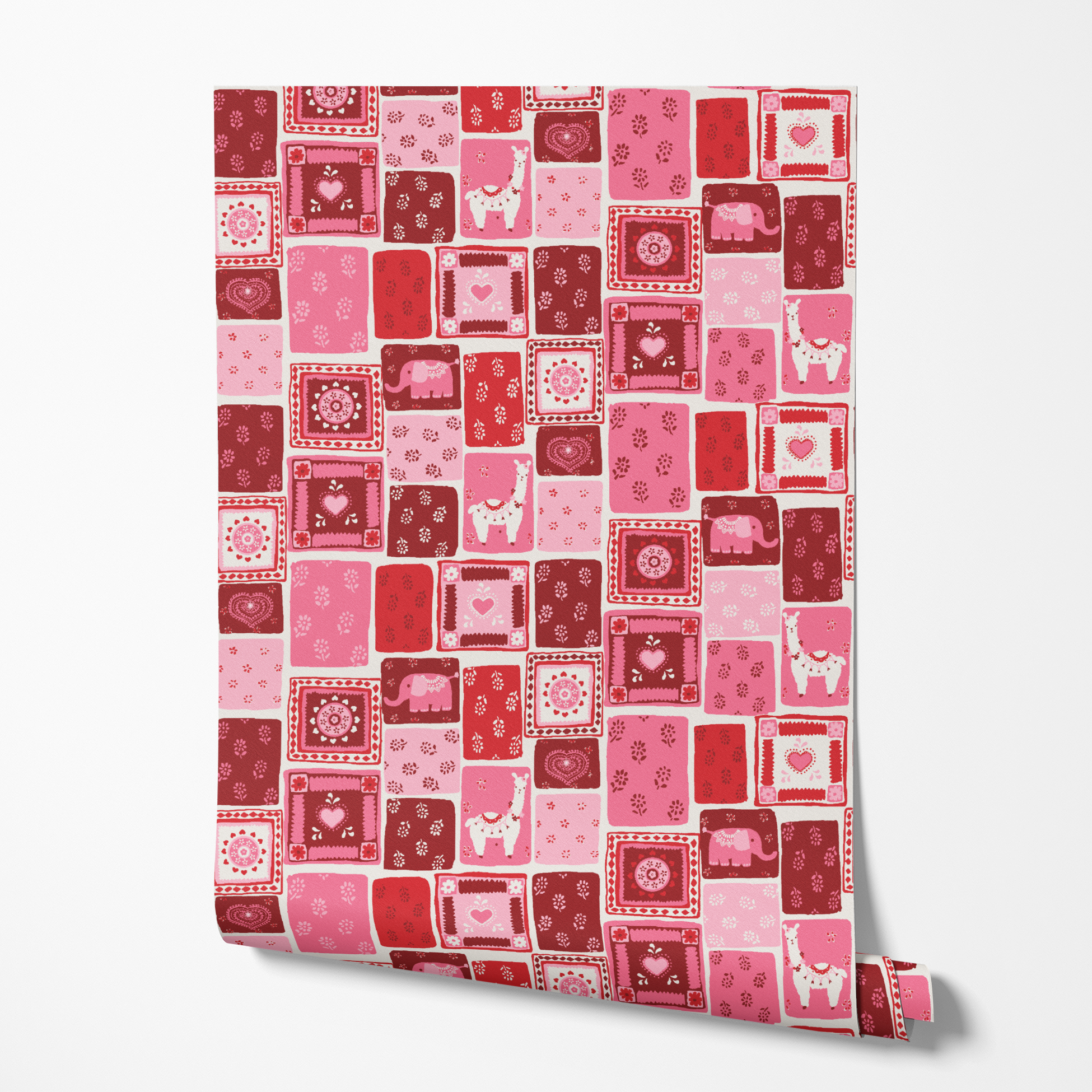  wallpaper roll mockup