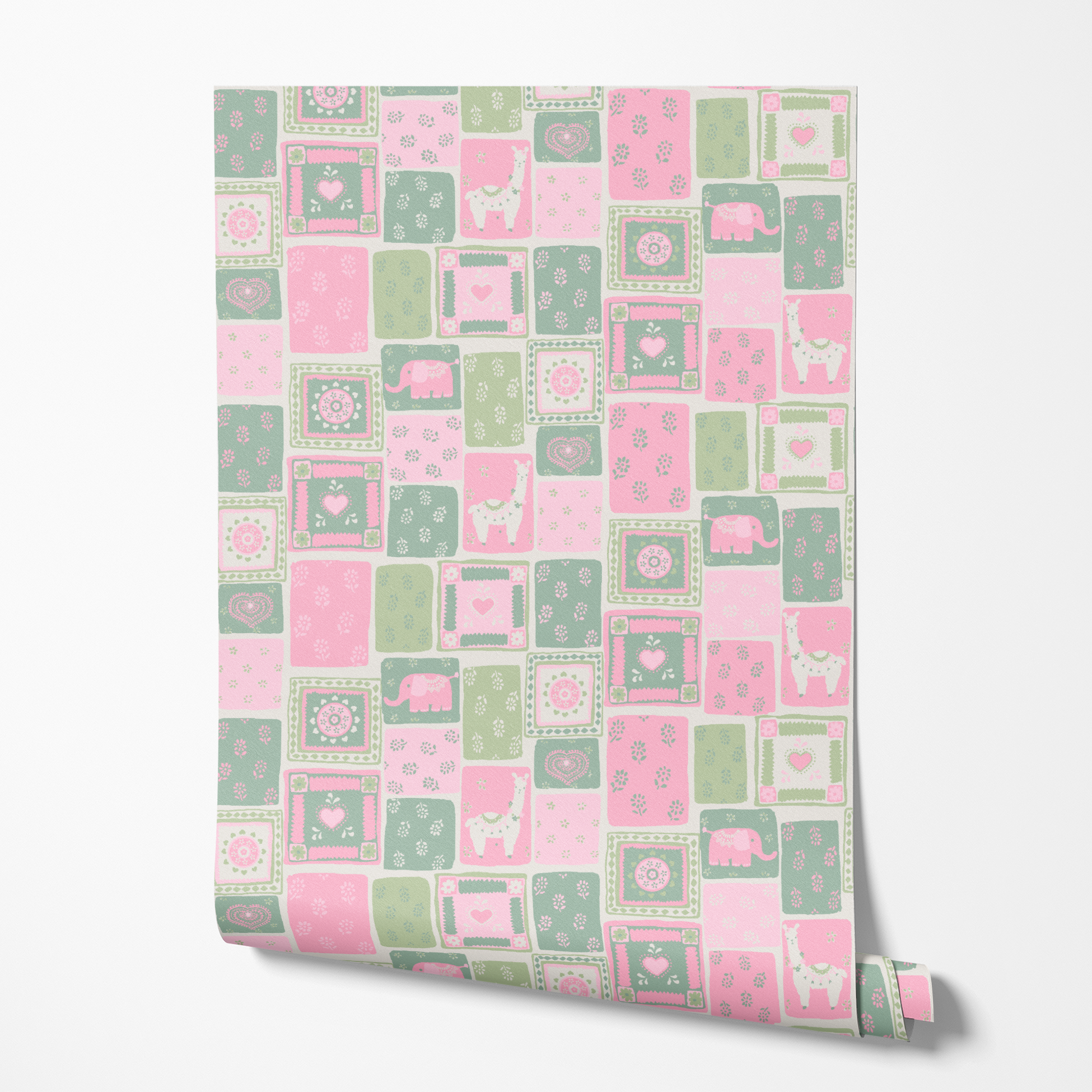  wallpaper roll mockup