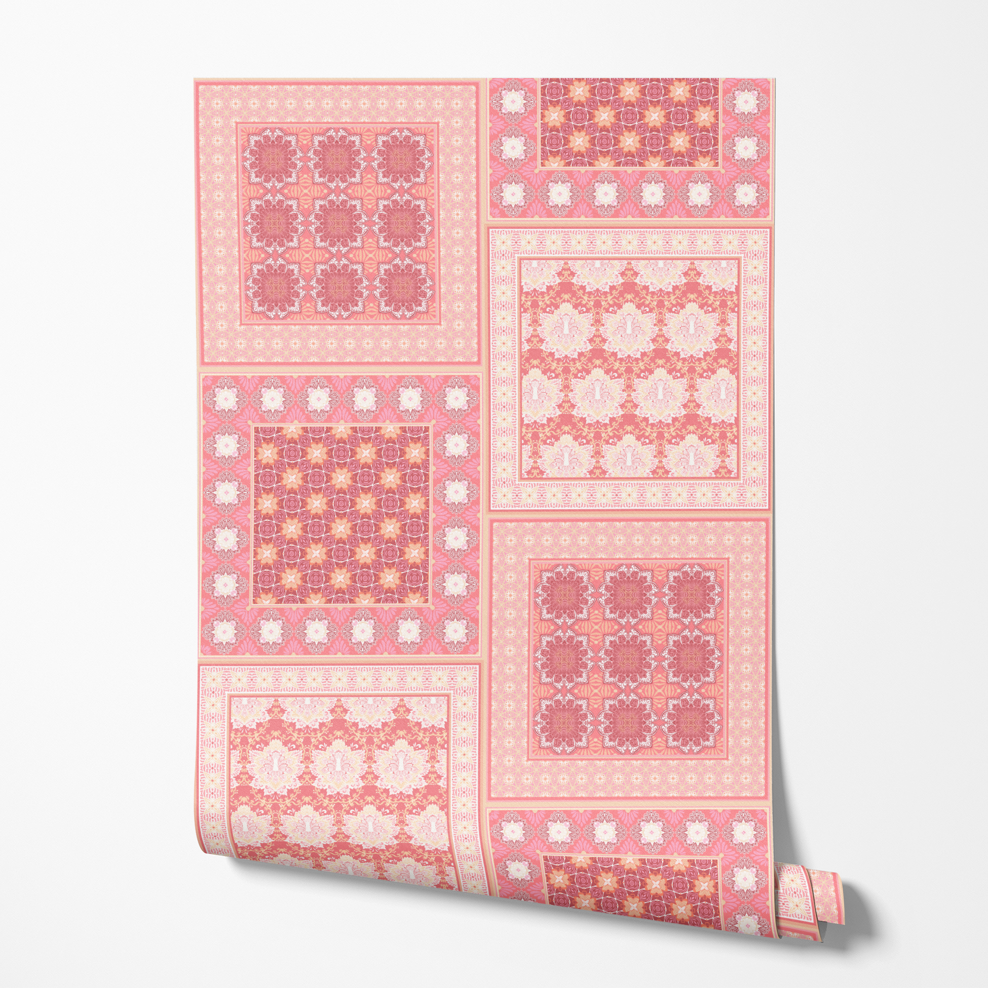  wallpaper roll mockup