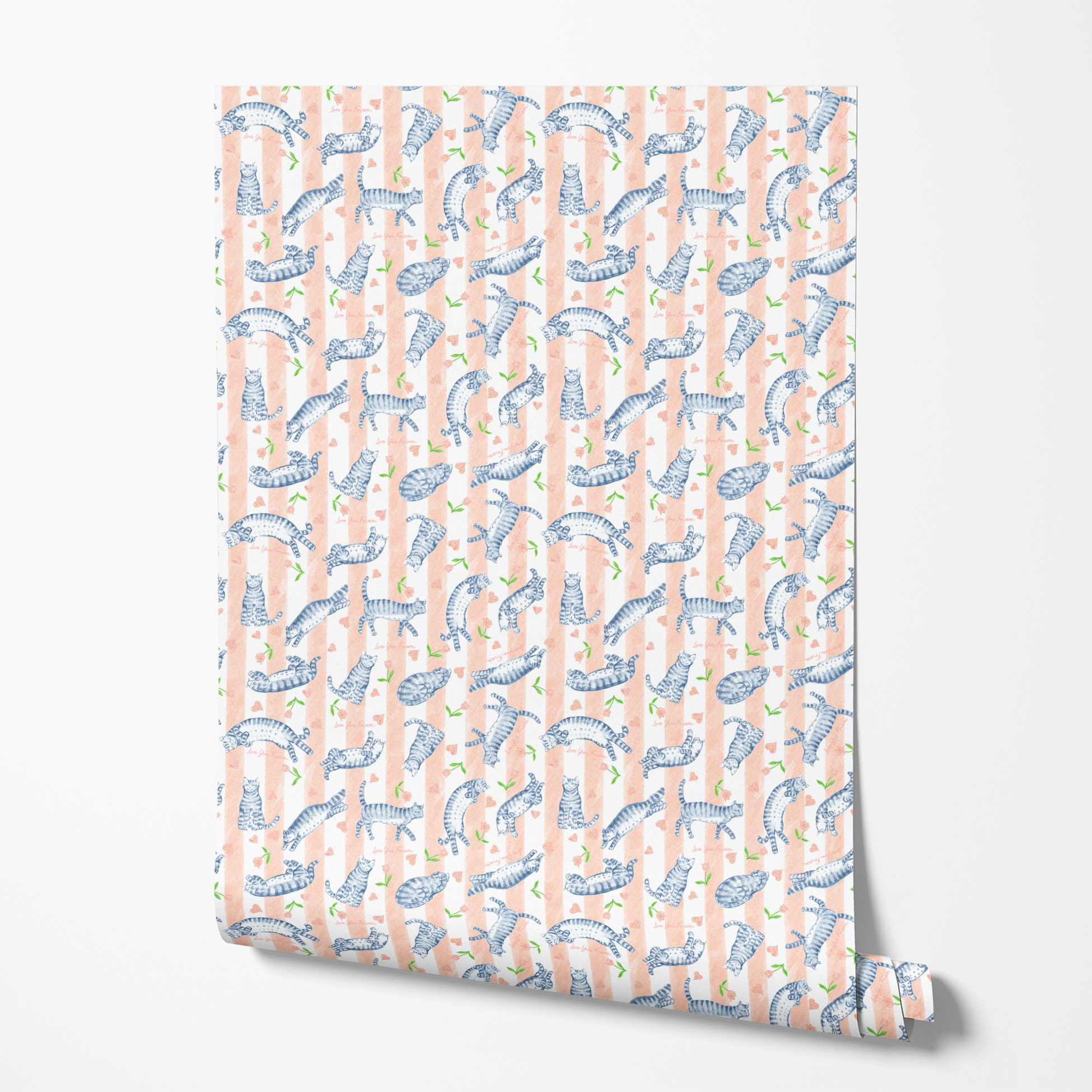  wallpaper roll mockup