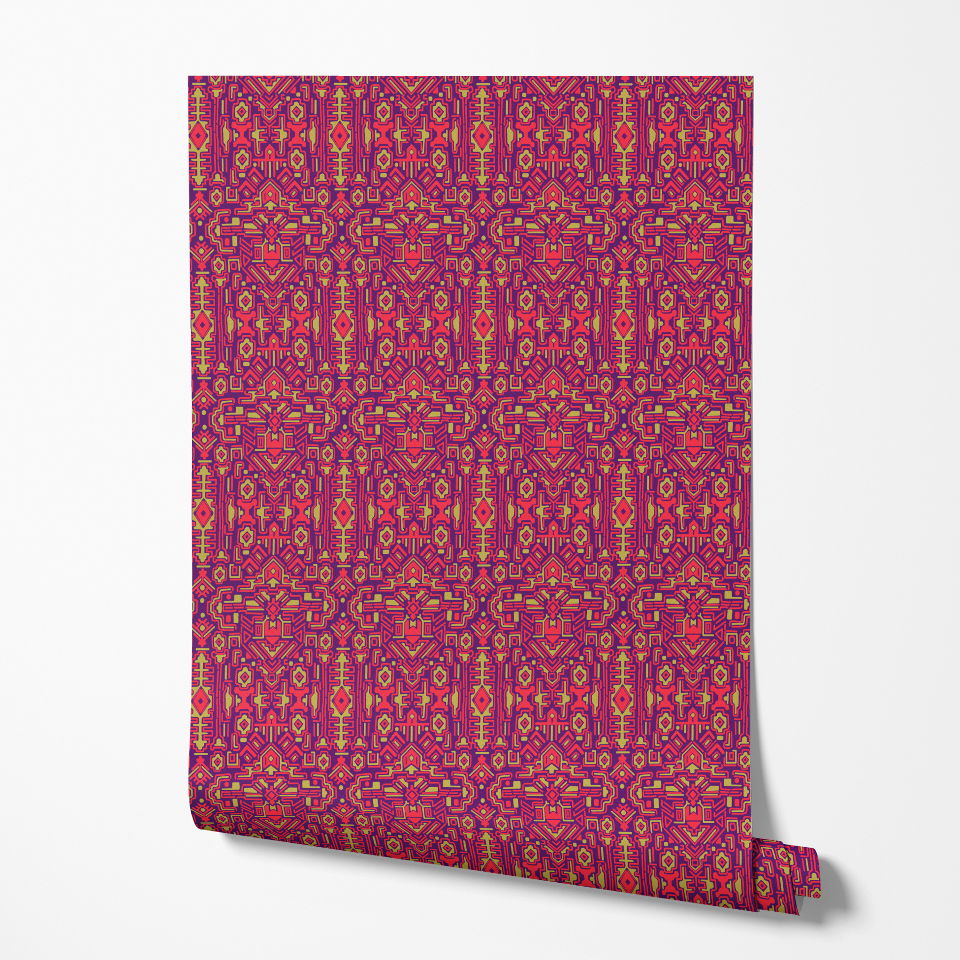  wallpaper roll mockup