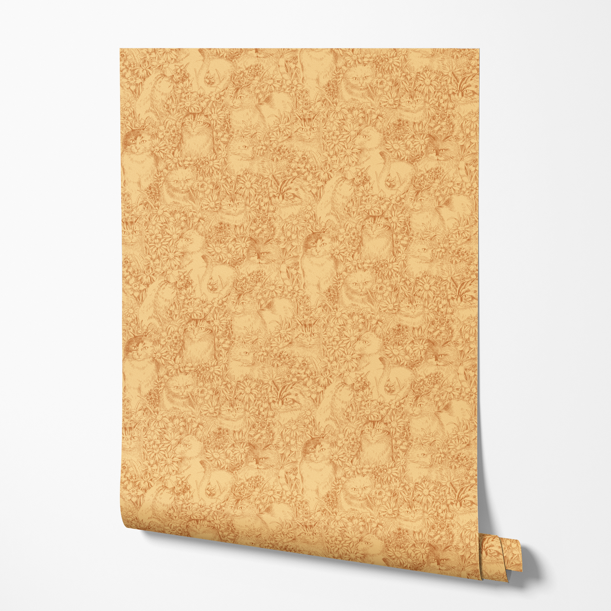  wallpaper roll mockup