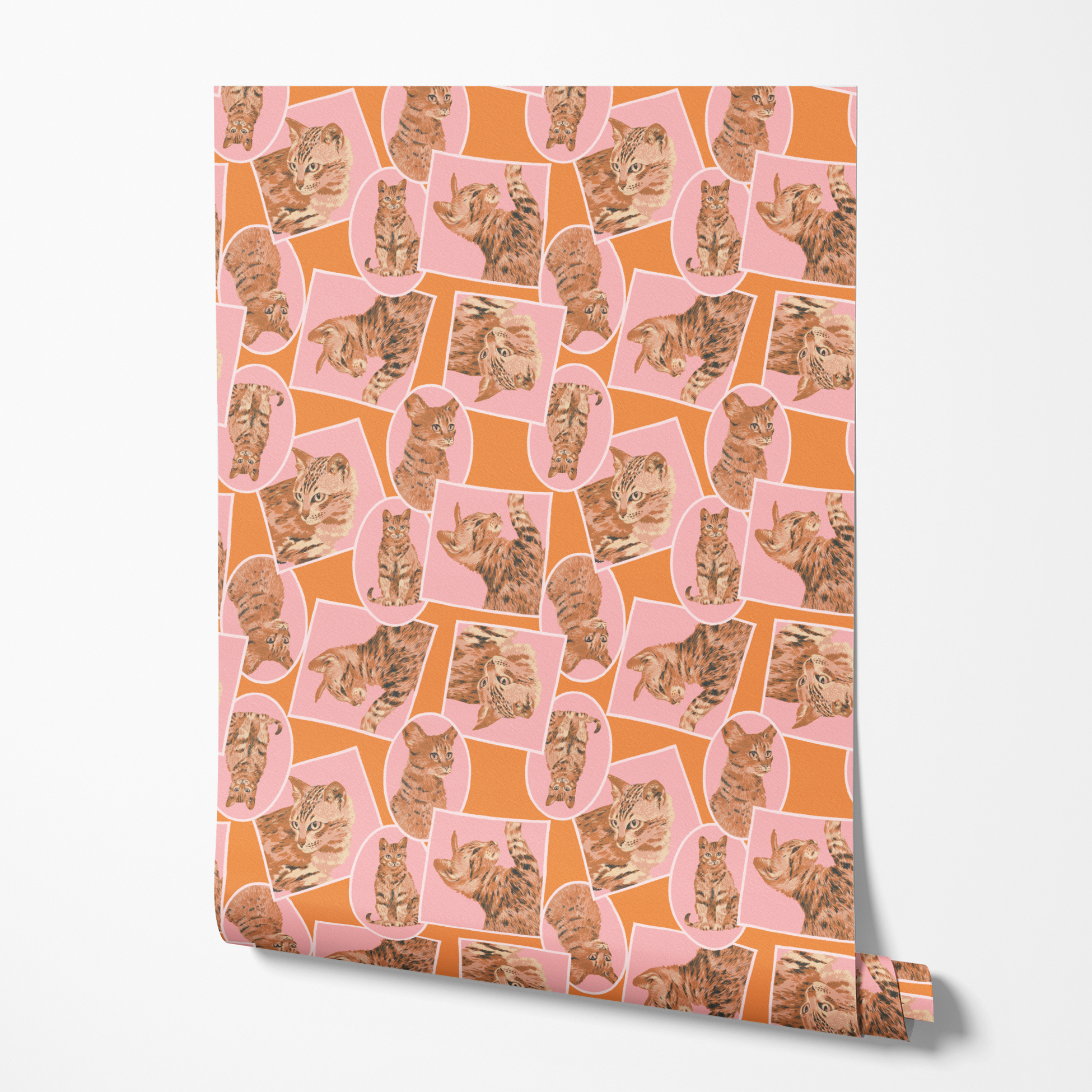  wallpaper roll mockup