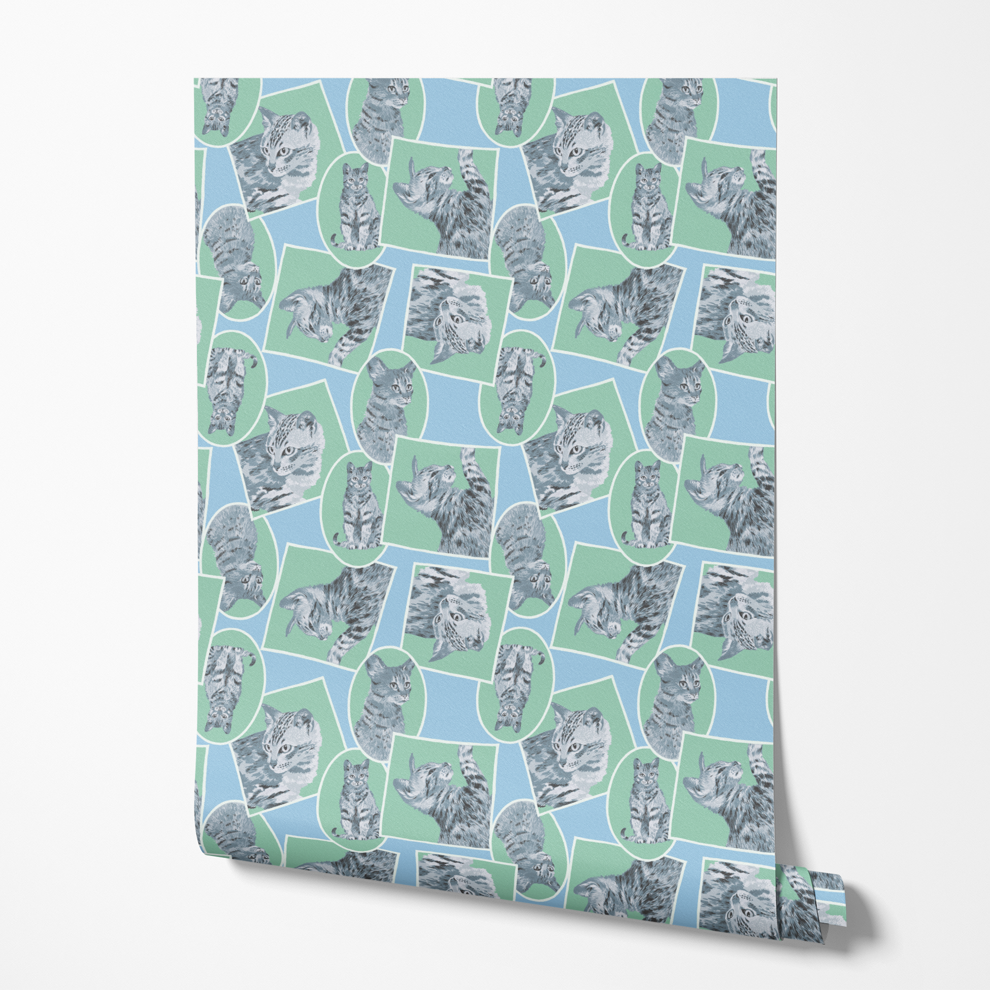  wallpaper roll mockup