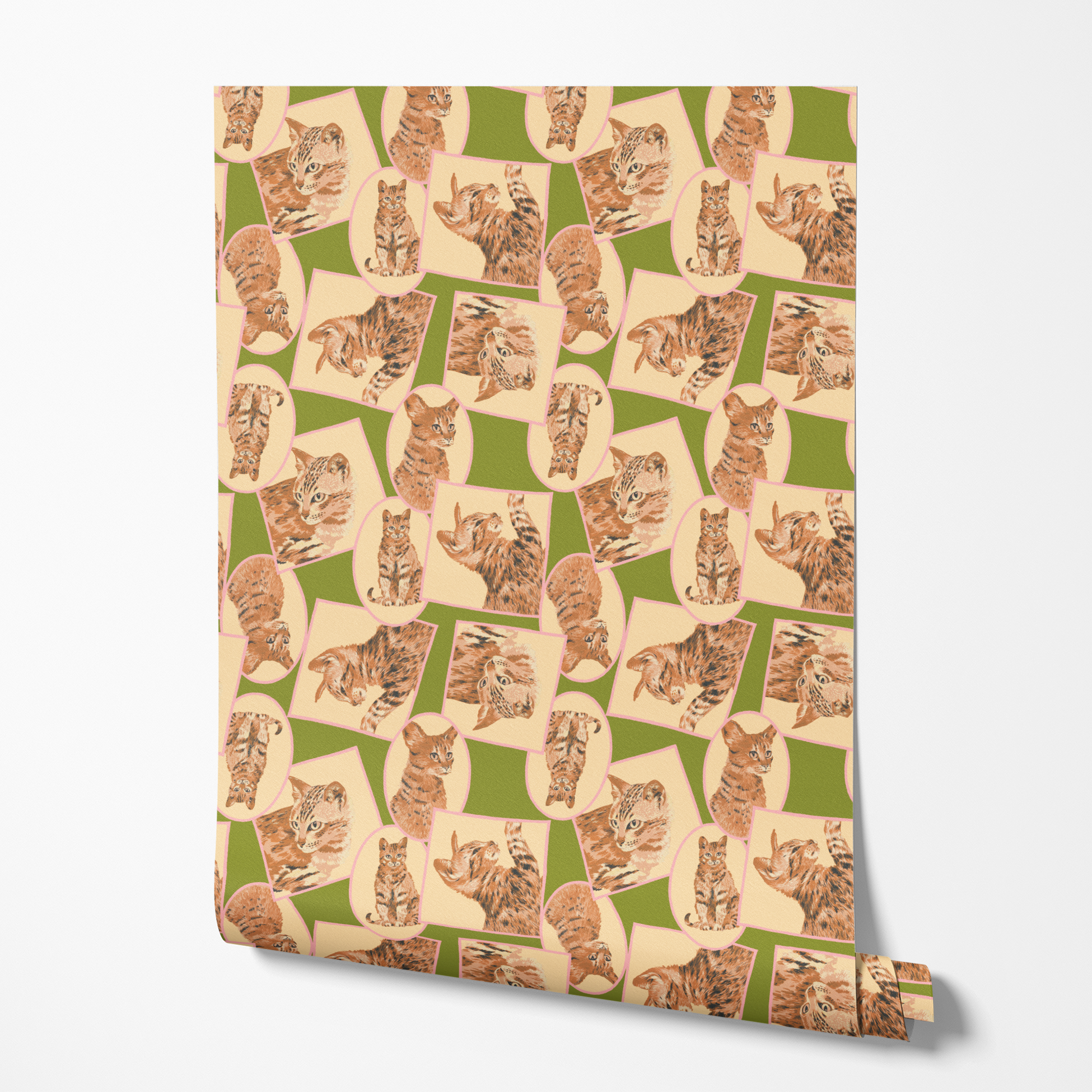  wallpaper roll mockup