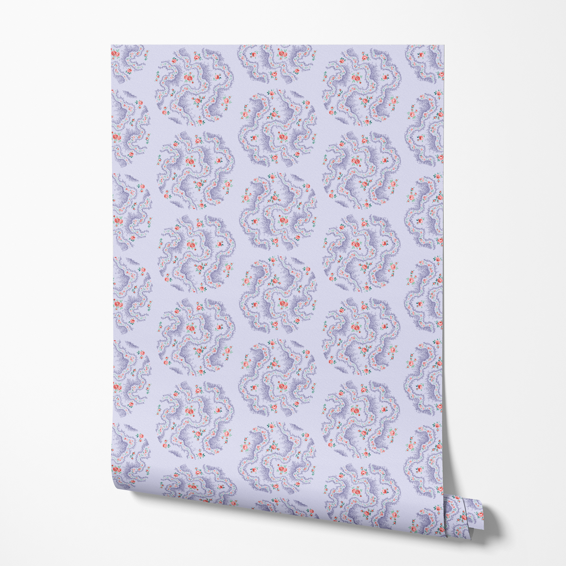  wallpaper roll mockup