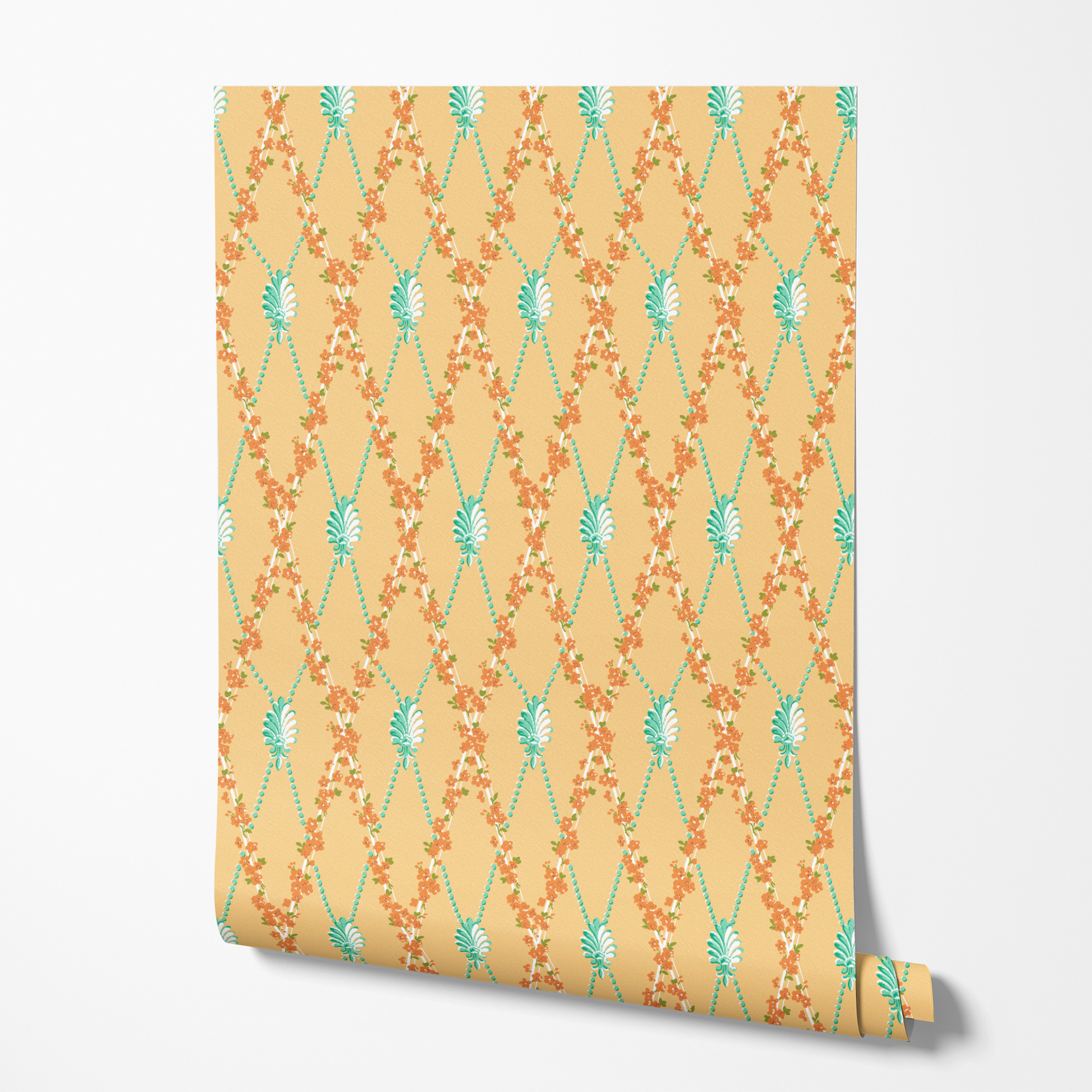  wallpaper roll mockup