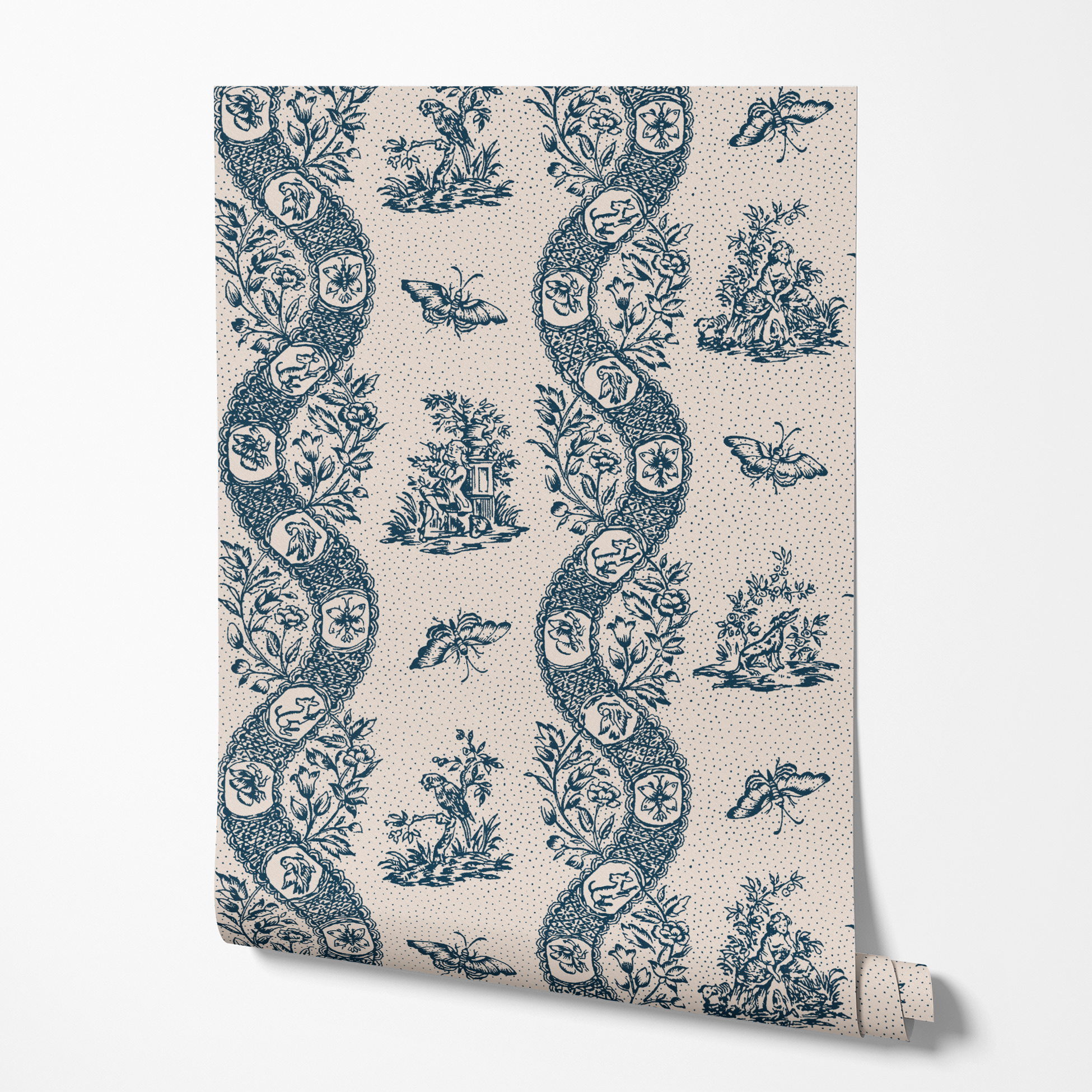  wallpaper roll mockup