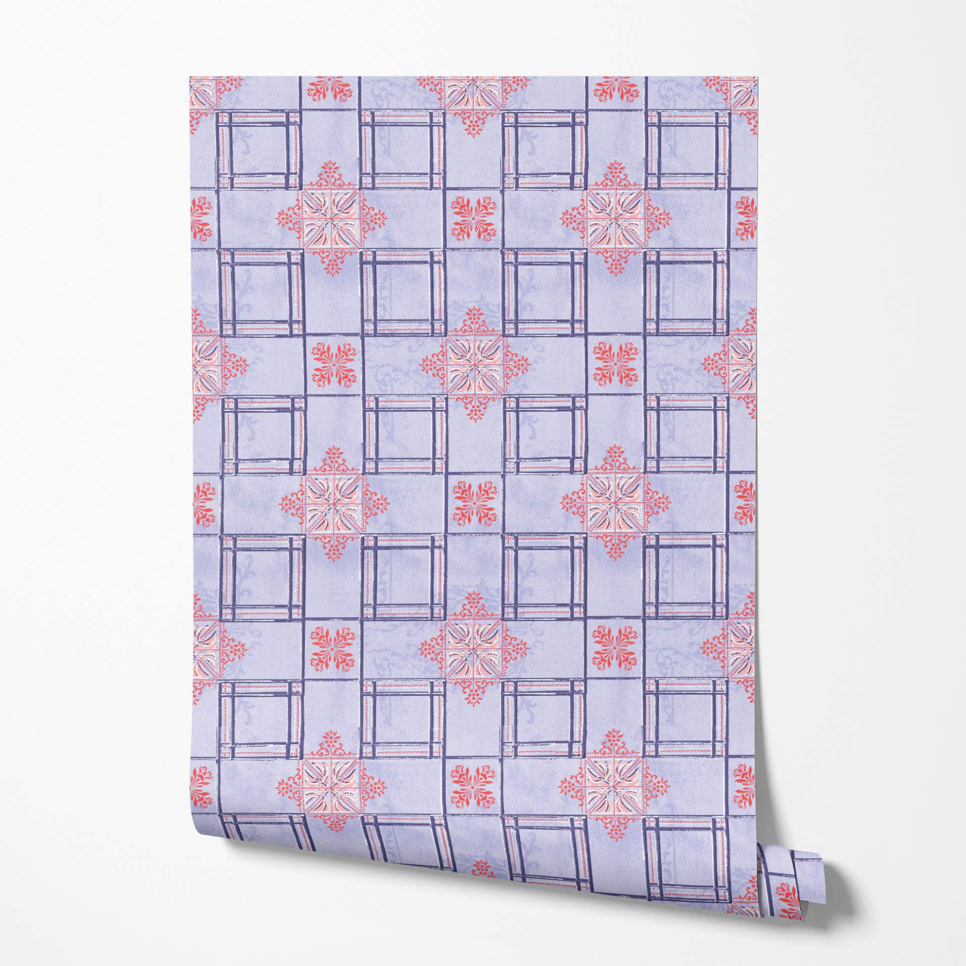  wallpaper roll mockup