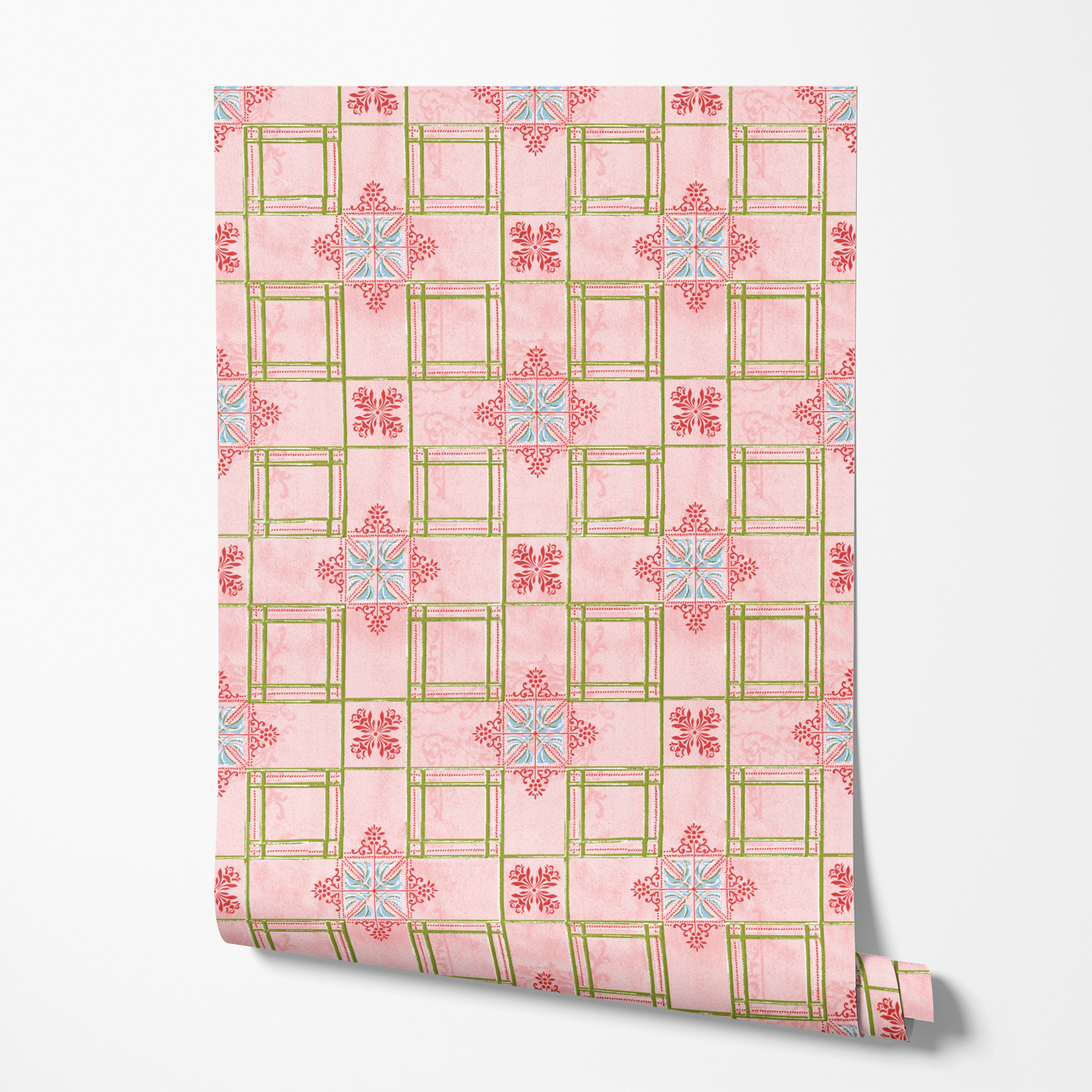 wallpaper roll mockup
