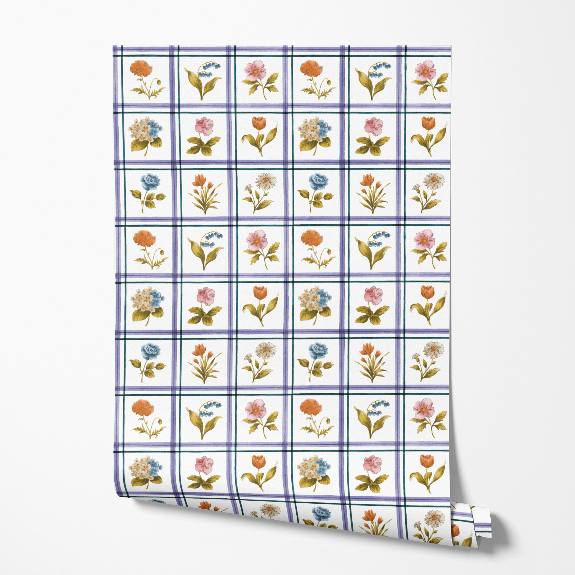  wallpaper roll mockup