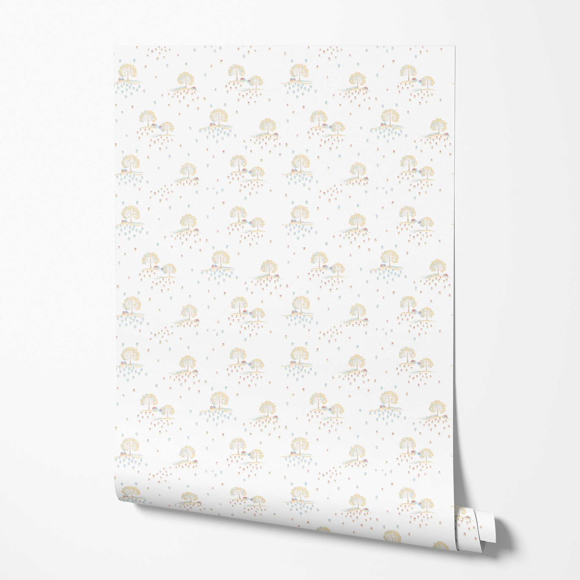  wallpaper roll mockup