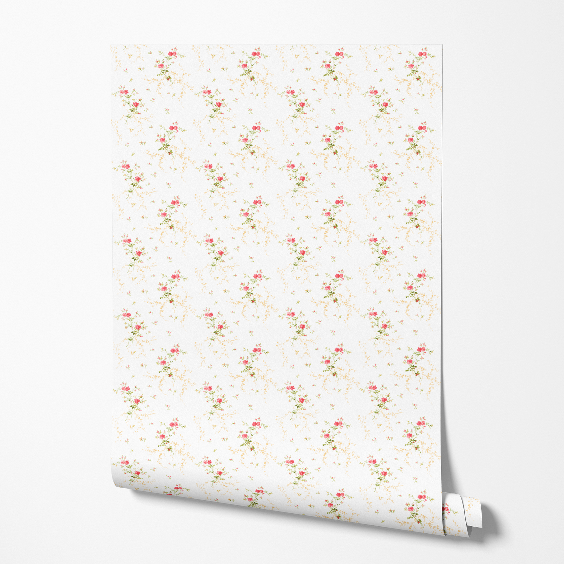  wallpaper roll mockup