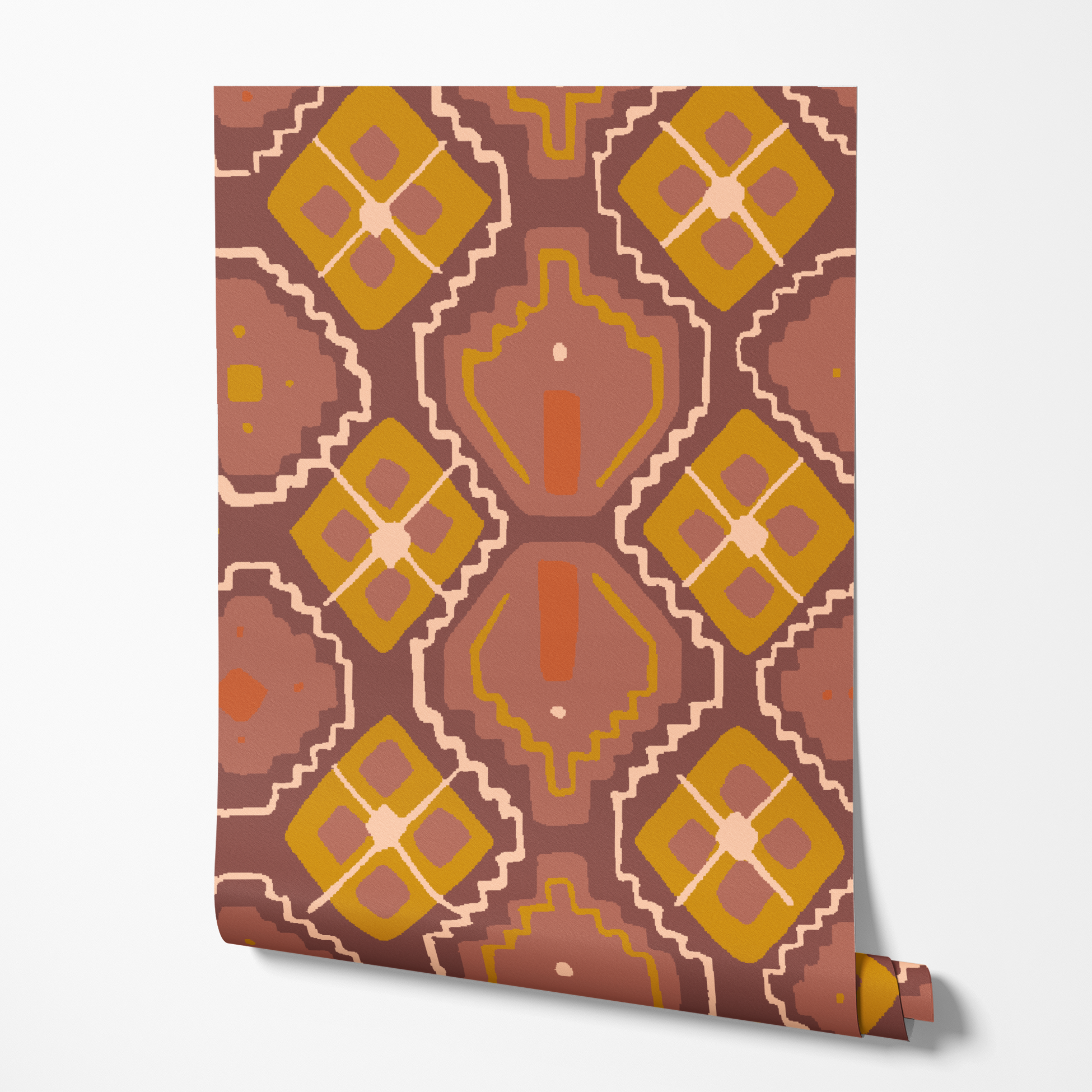  wallpaper roll mockup