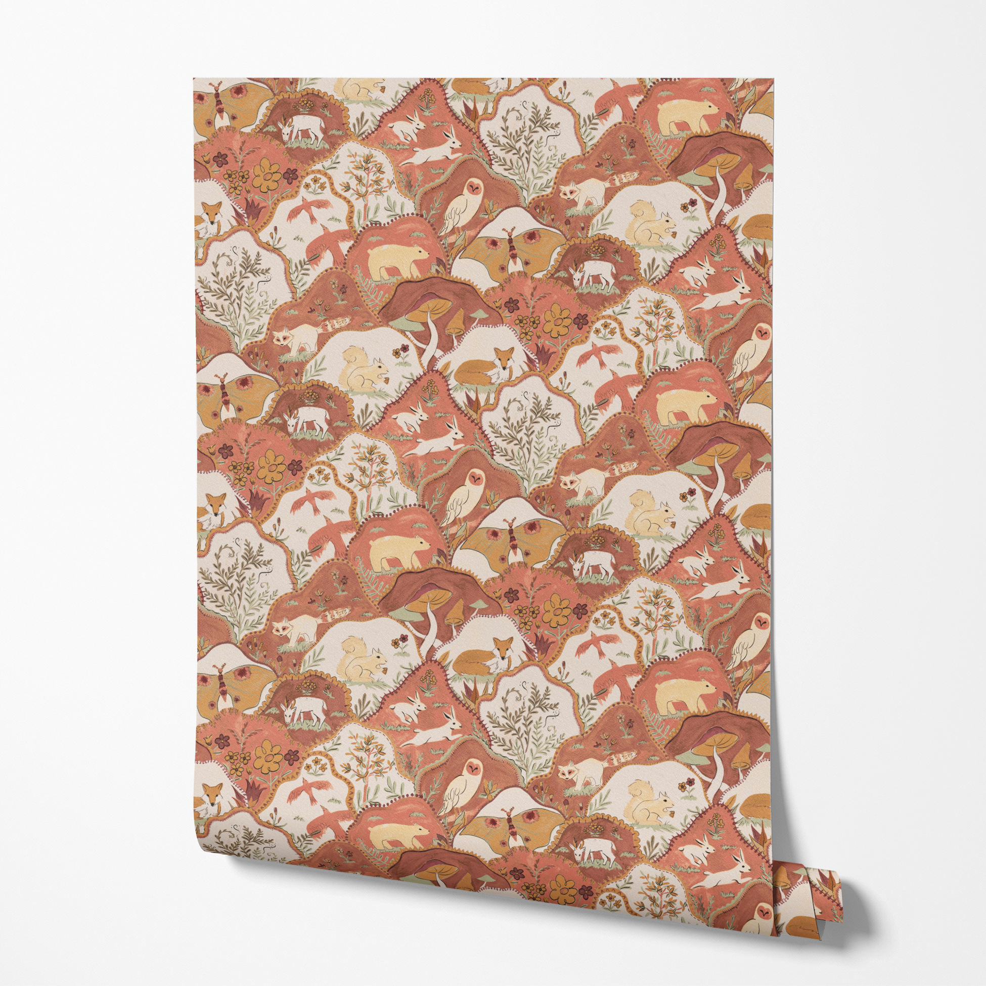  wallpaper roll mockup