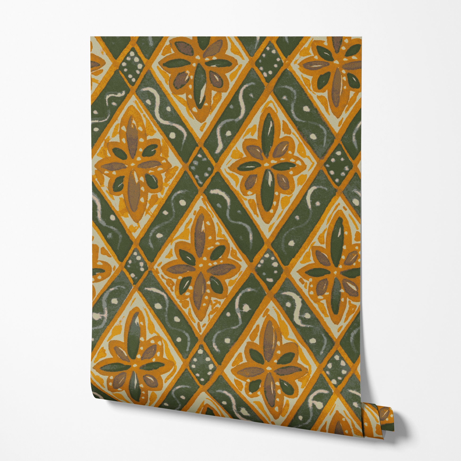  wallpaper roll mockup