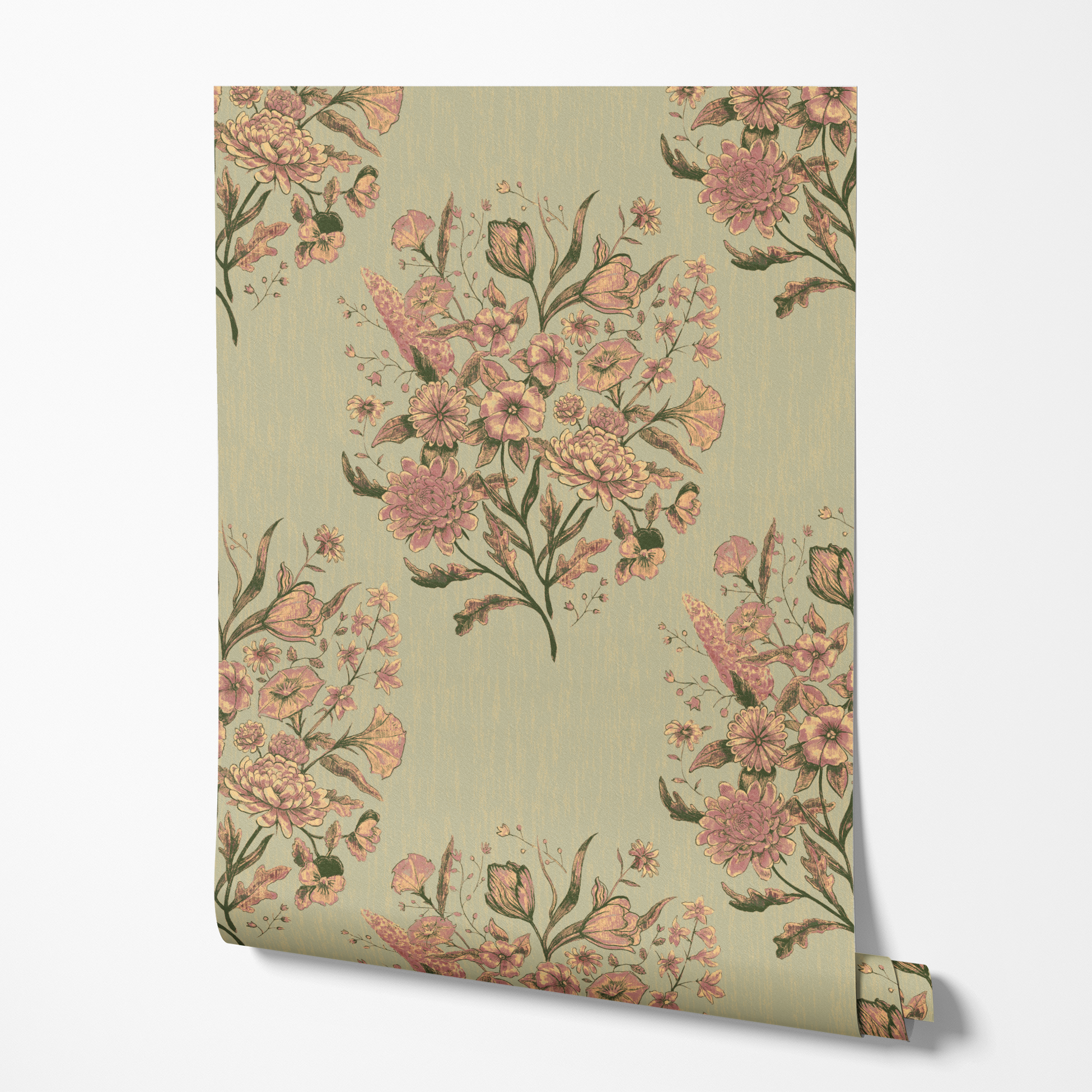  wallpaper roll mockup