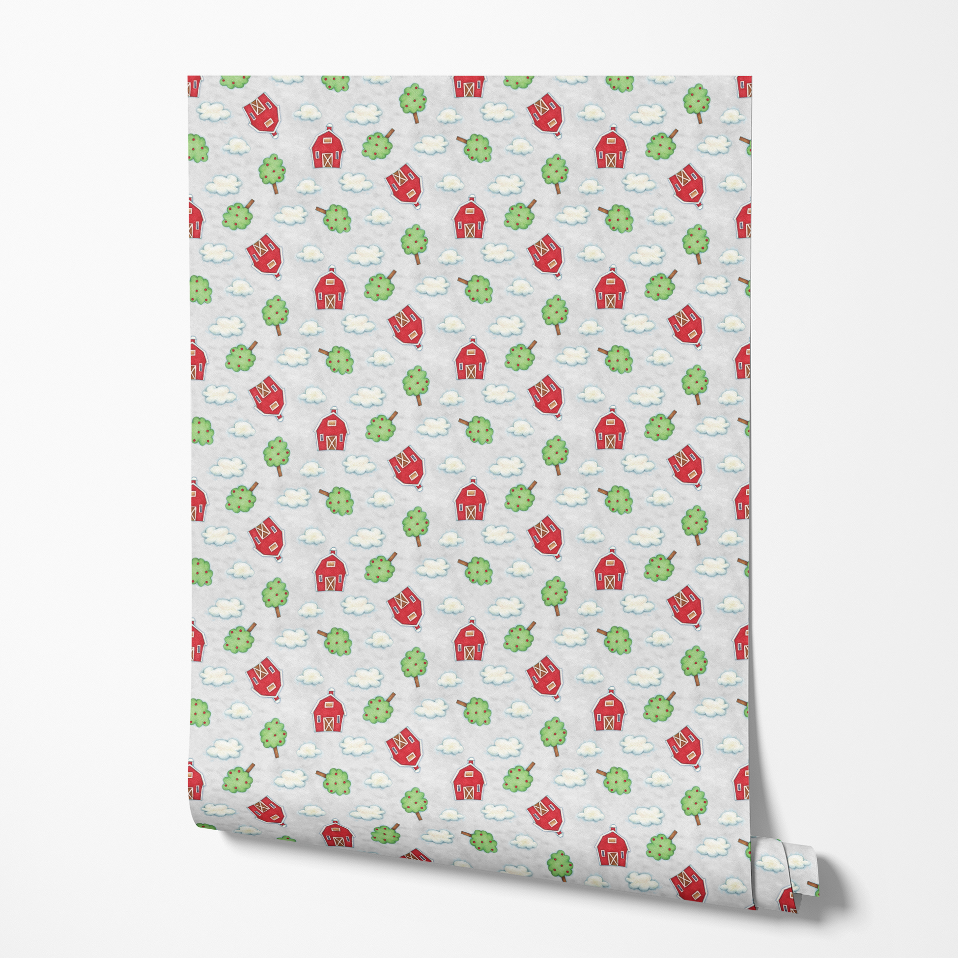  wallpaper roll mockup