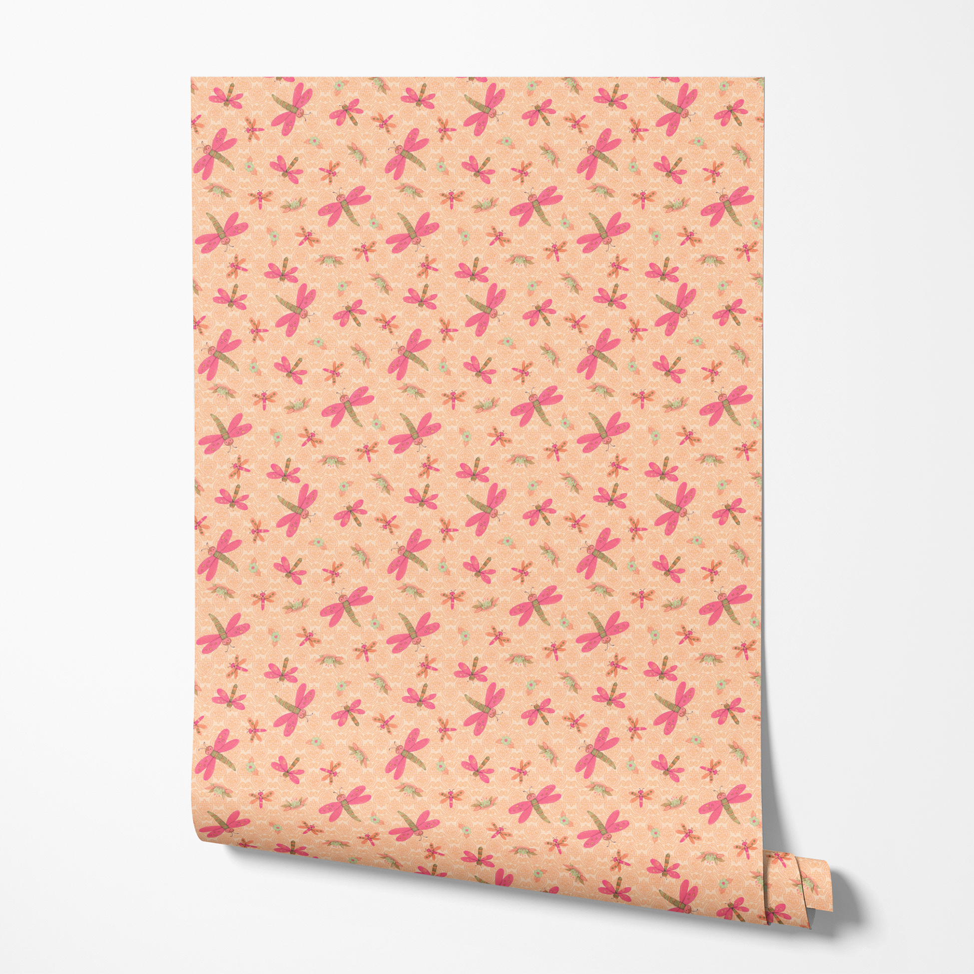  wallpaper roll mockup