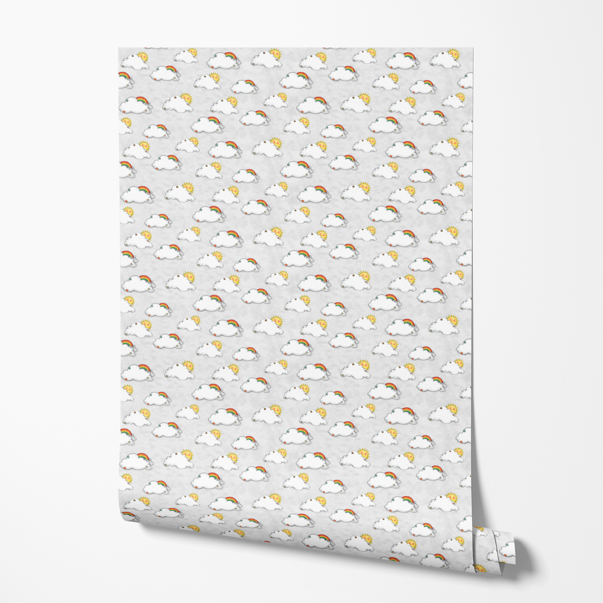  wallpaper roll mockup
