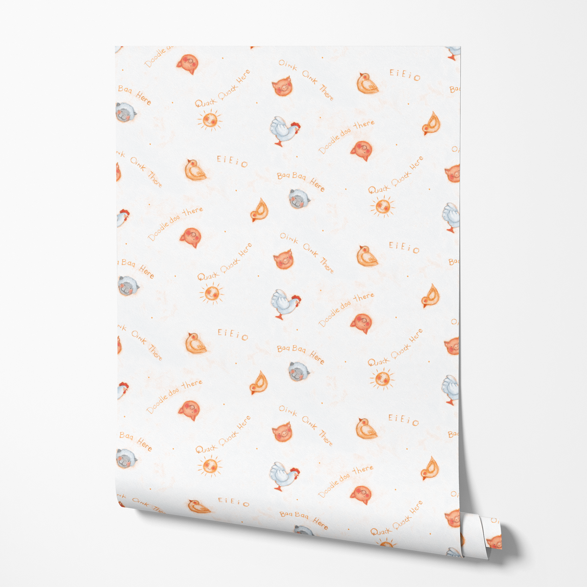  wallpaper roll mockup