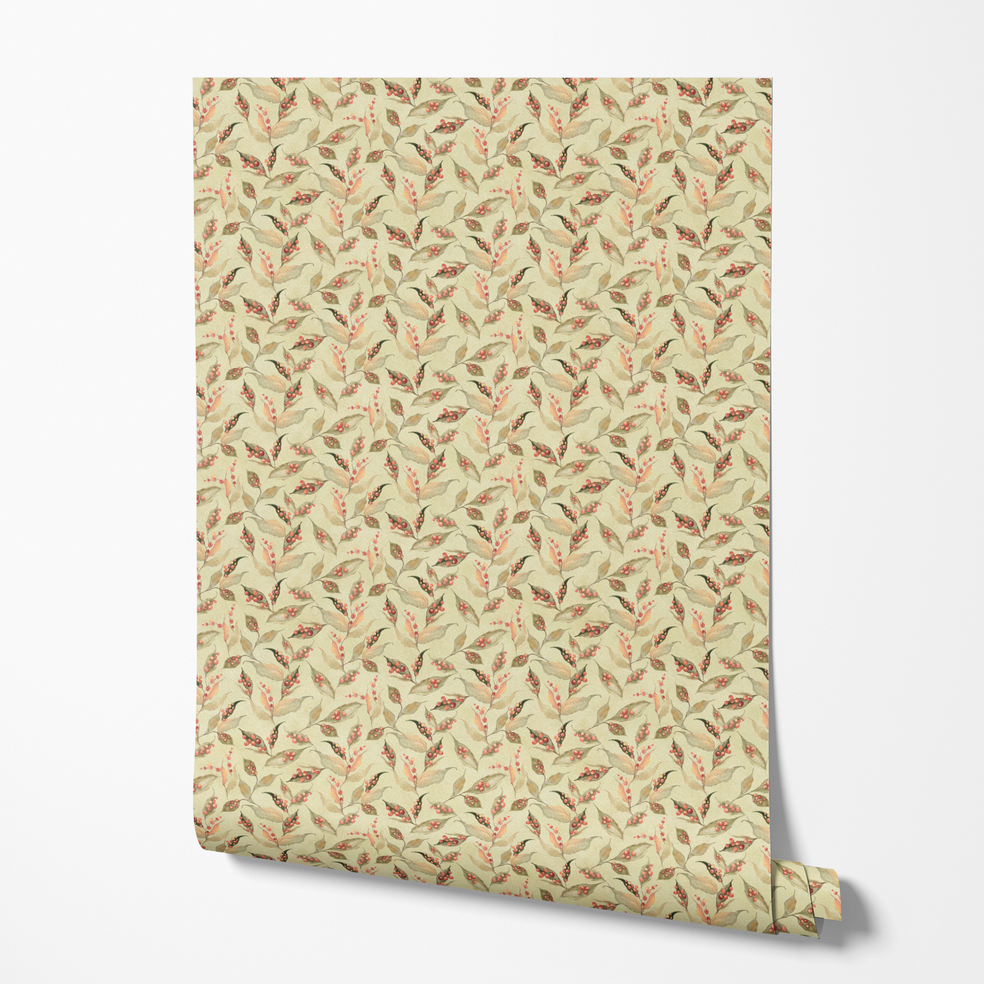  wallpaper roll mockup