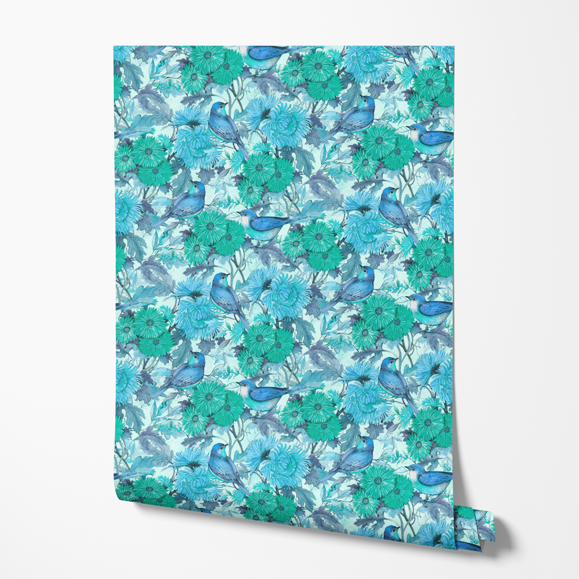  wallpaper roll mockup