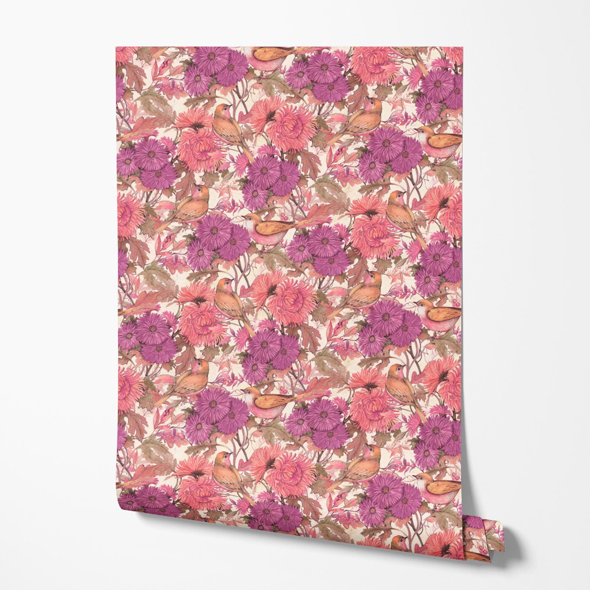  wallpaper roll mockup