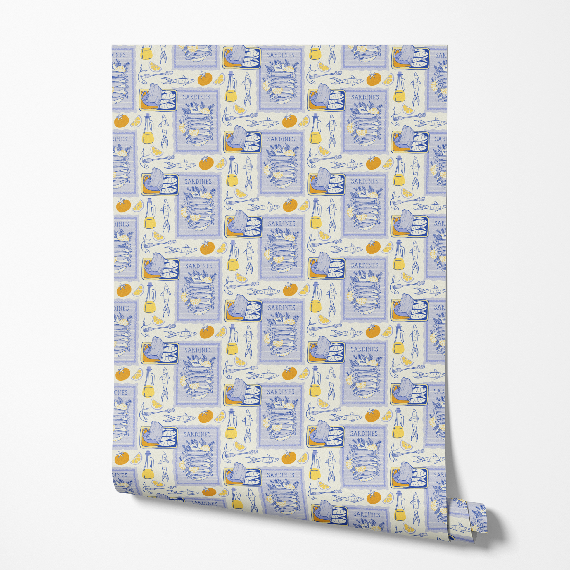 wallpaper roll mockup