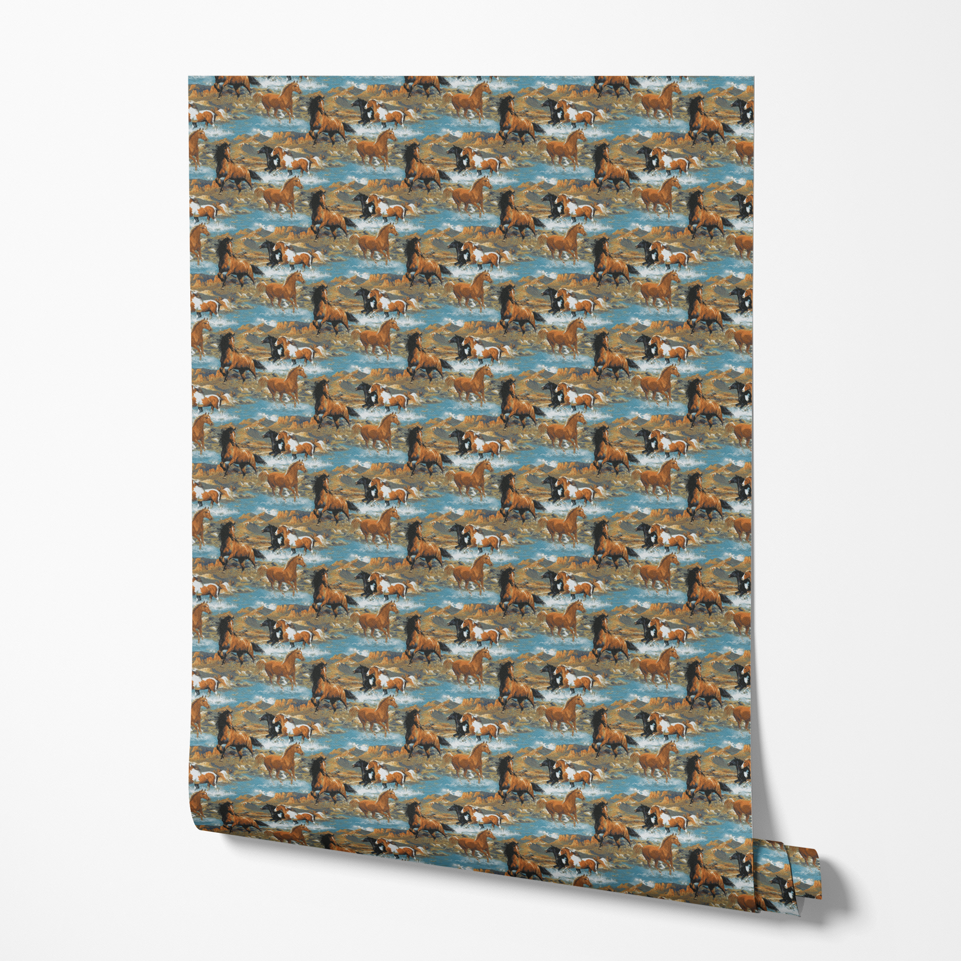 wallpaper roll mockup
