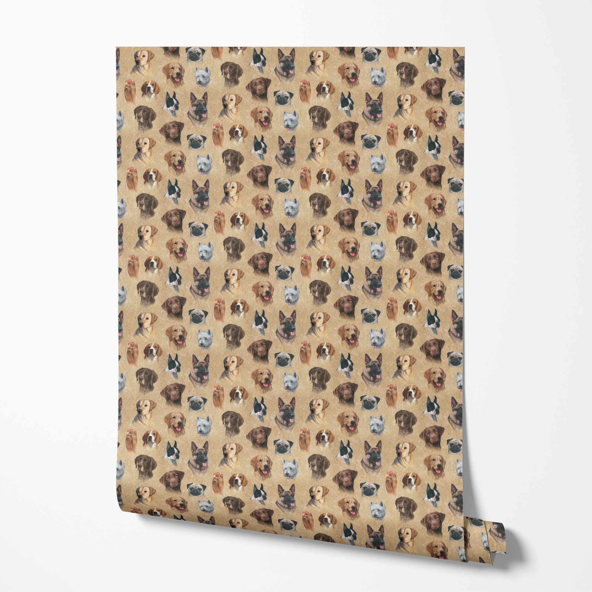  wallpaper roll mockup