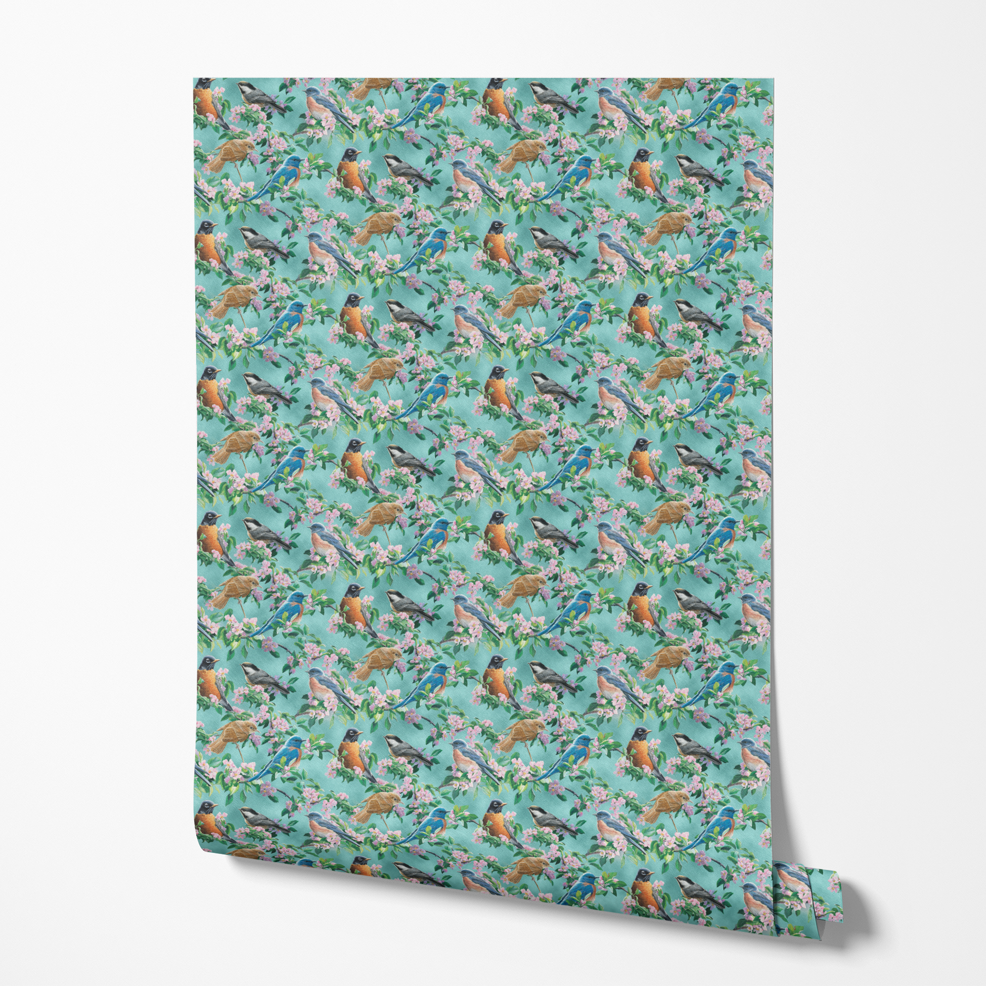  wallpaper roll mockup