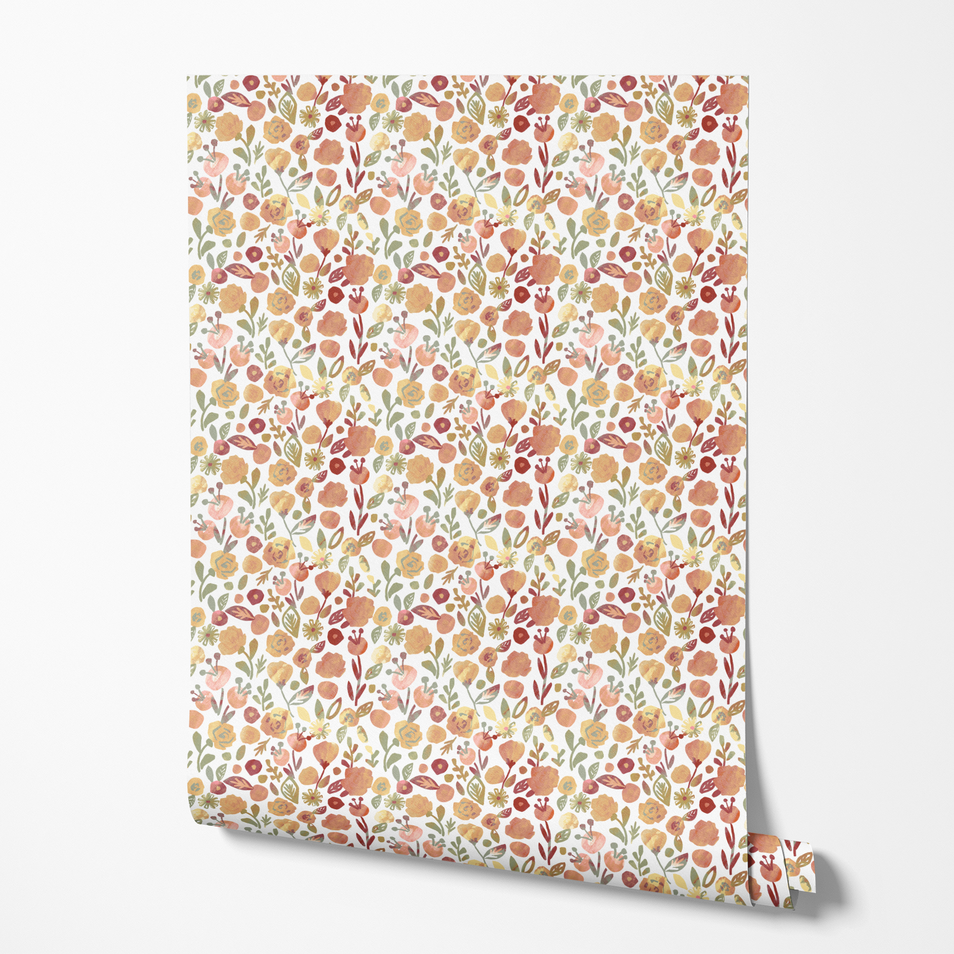  wallpaper roll mockup