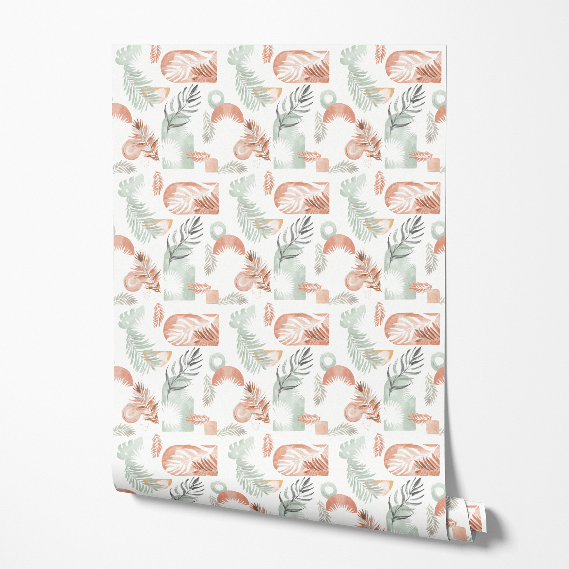  wallpaper roll mockup