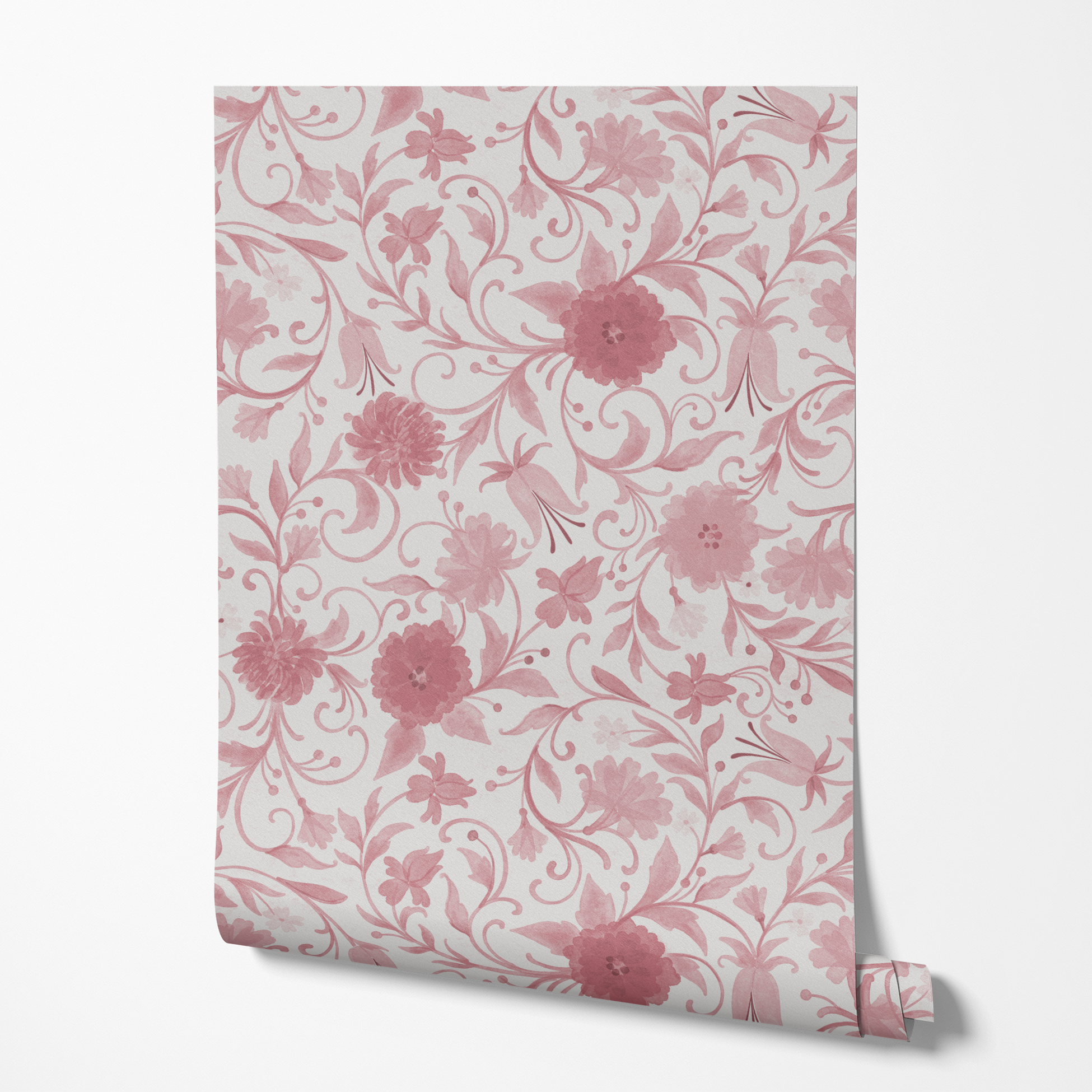  wallpaper roll mockup