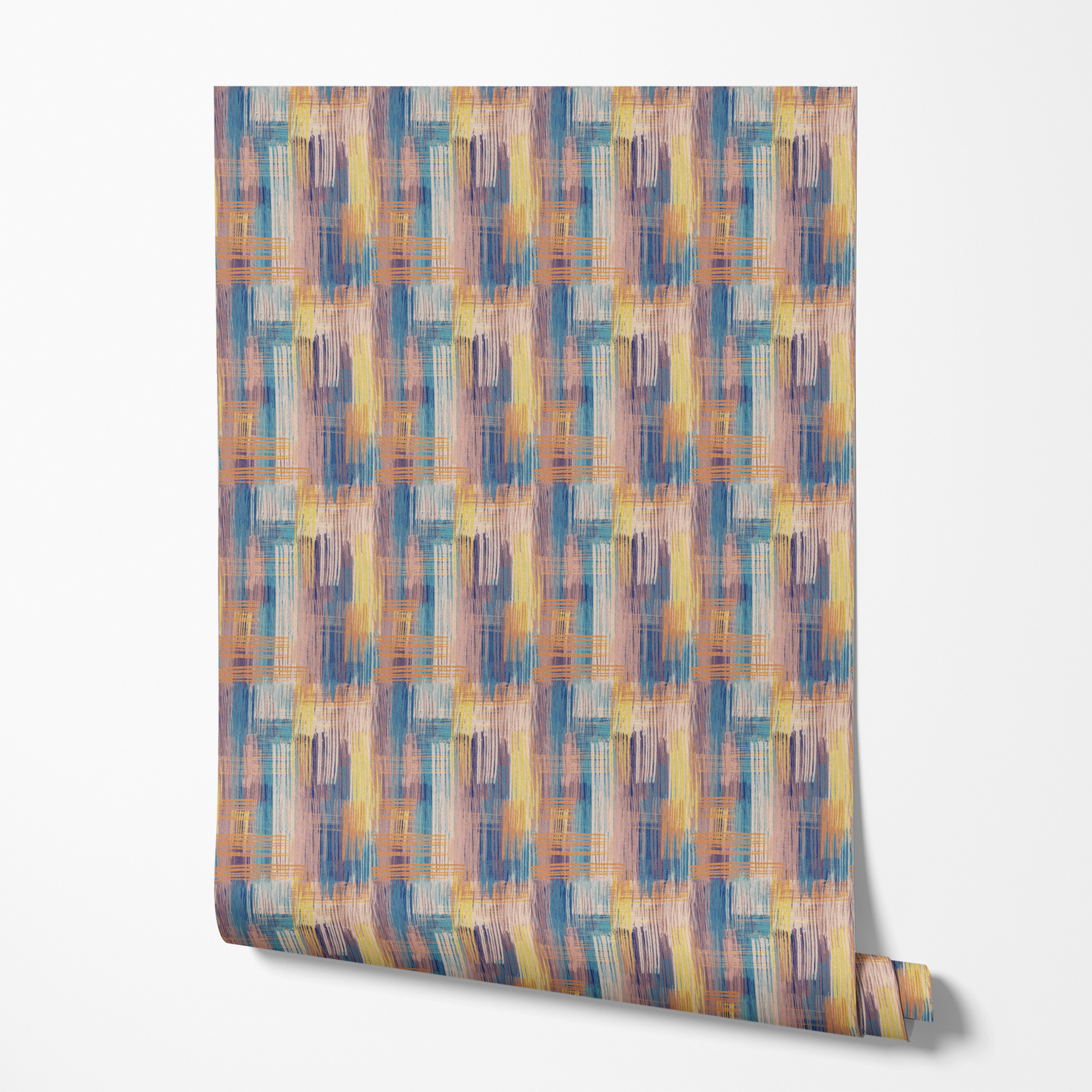  wallpaper roll mockup