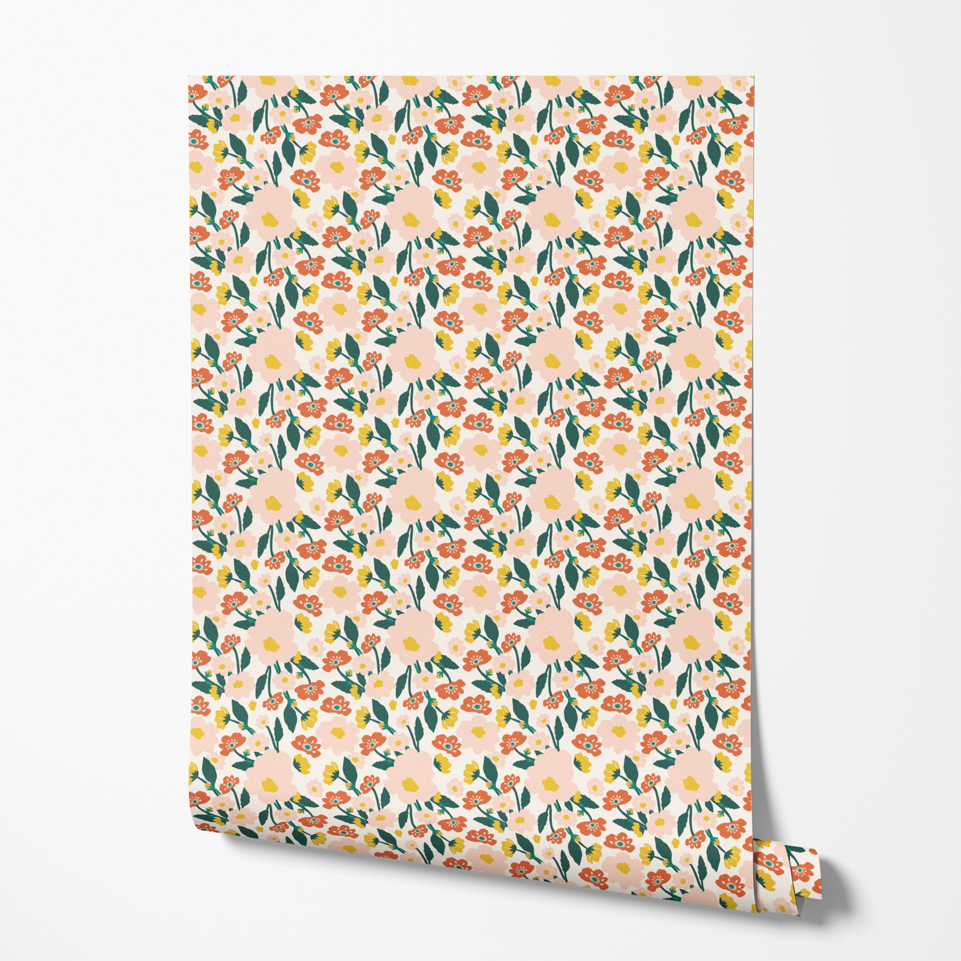  wallpaper roll mockup