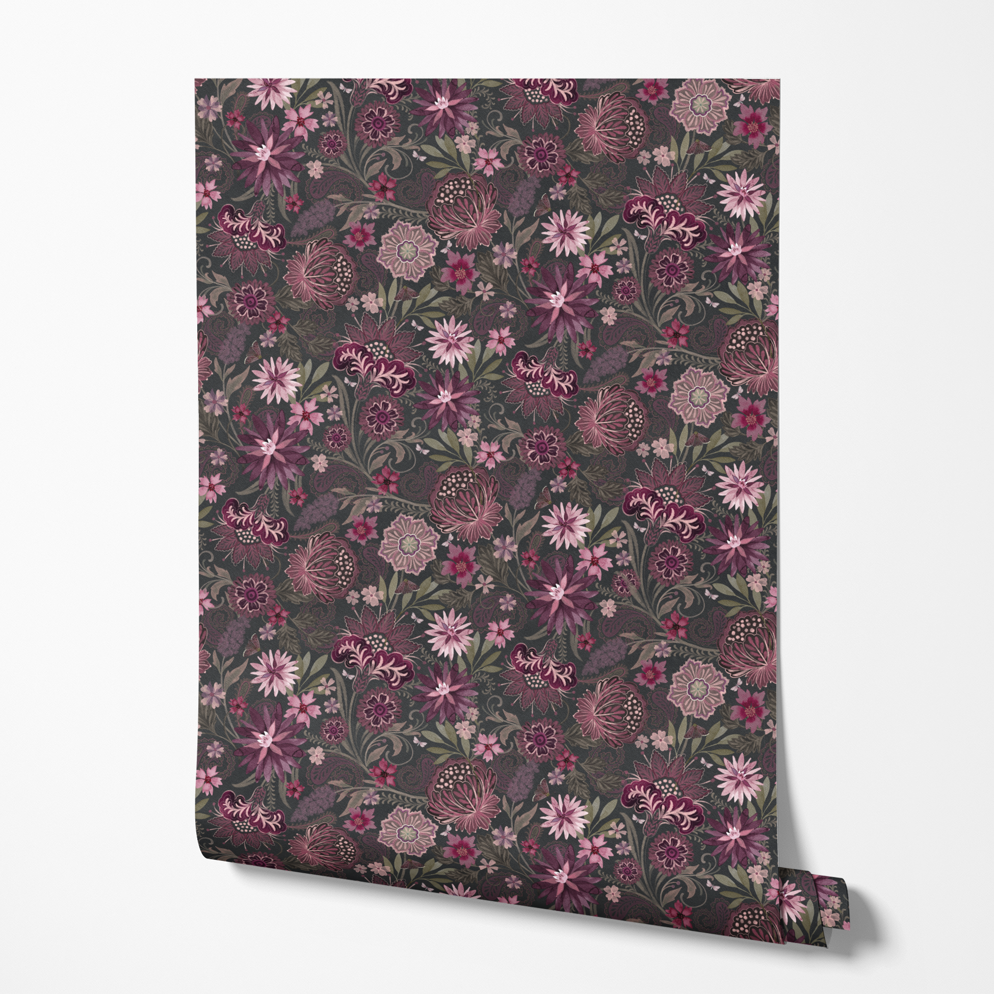  wallpaper roll mockup