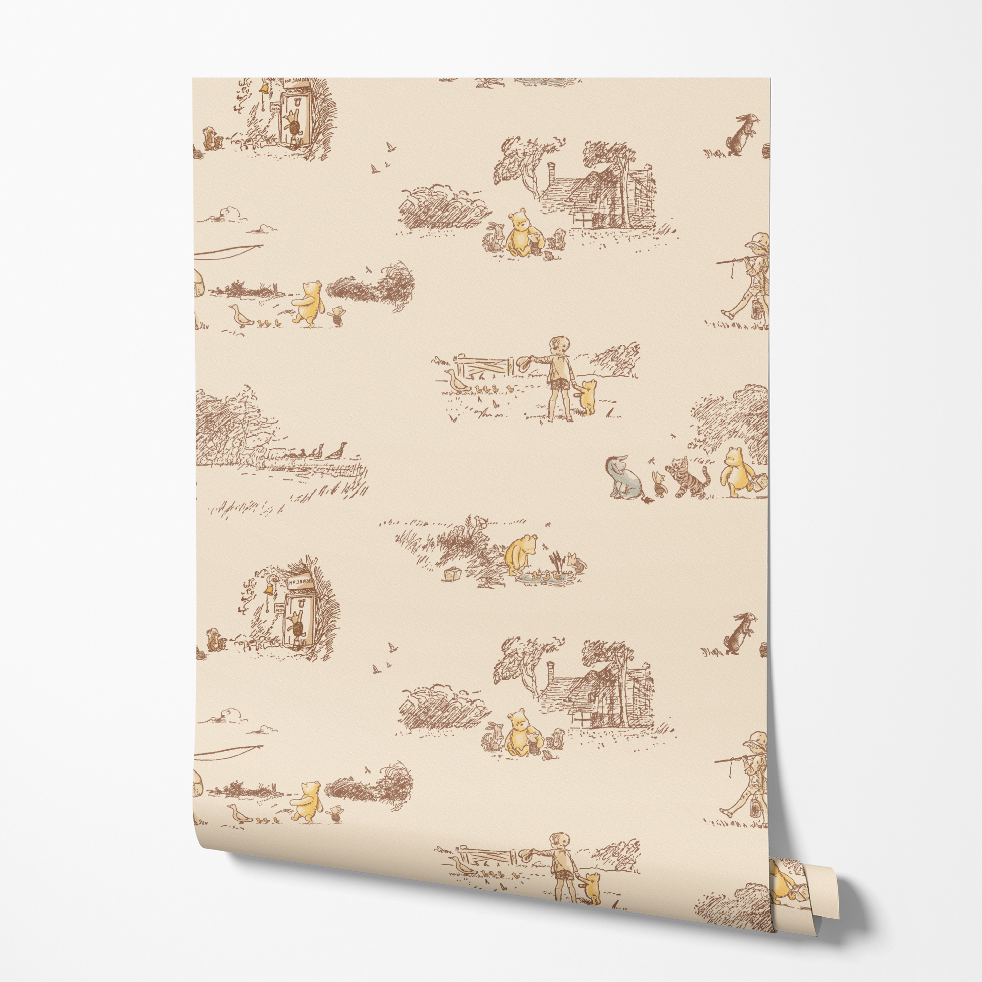  wallpaper roll mockup