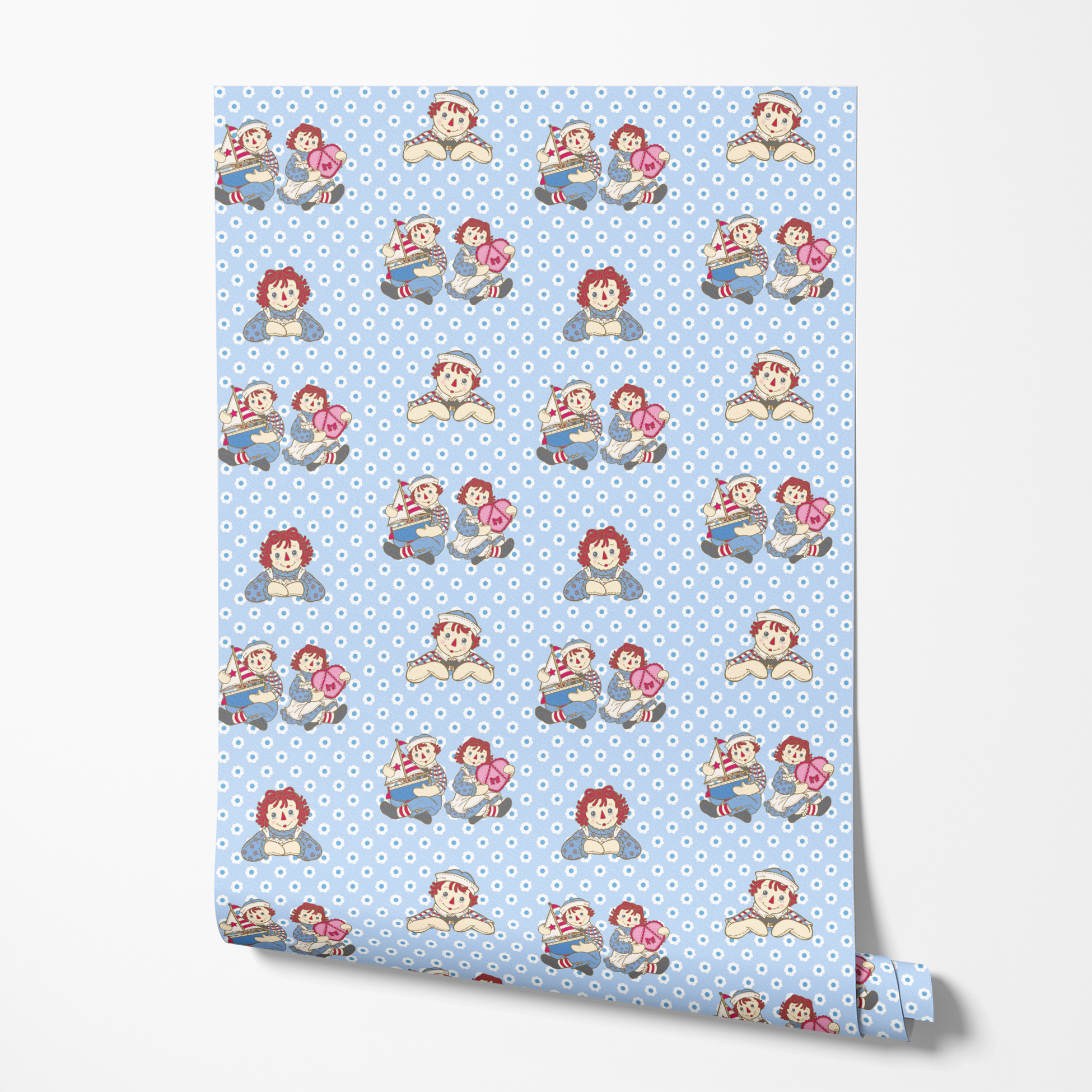  wallpaper roll mockup