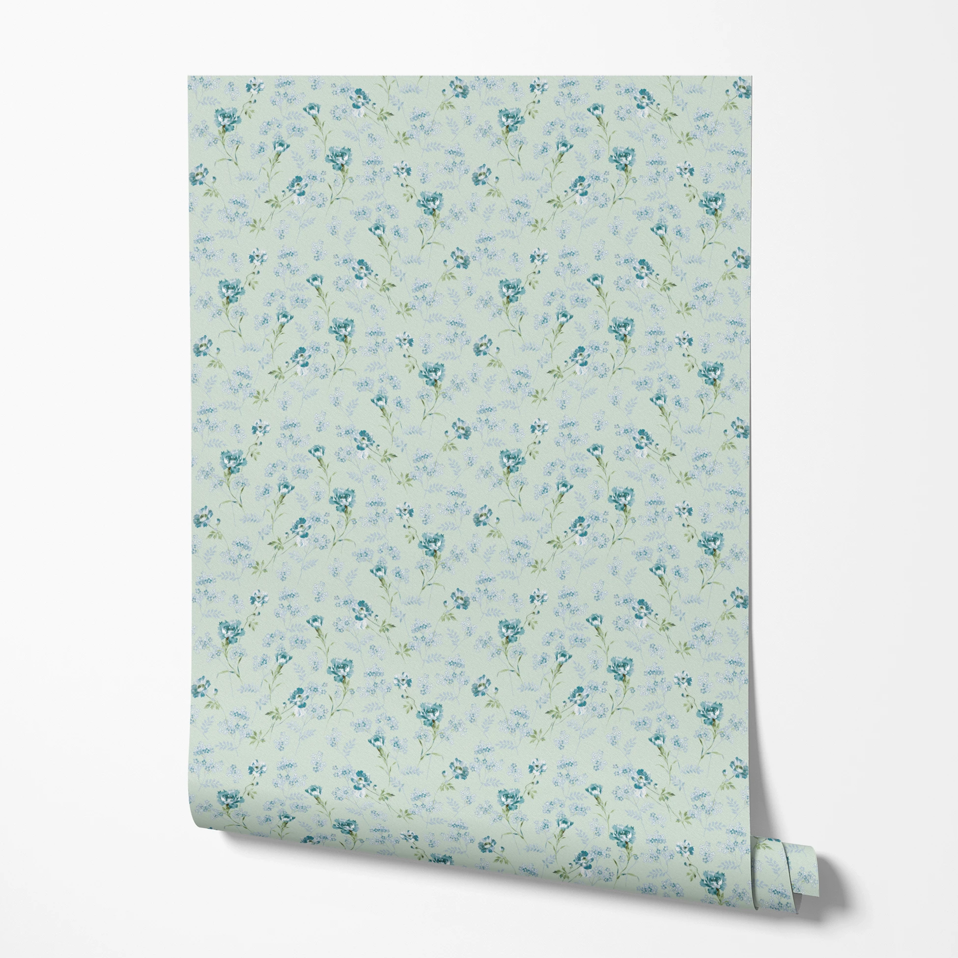  wallpaper roll mockup