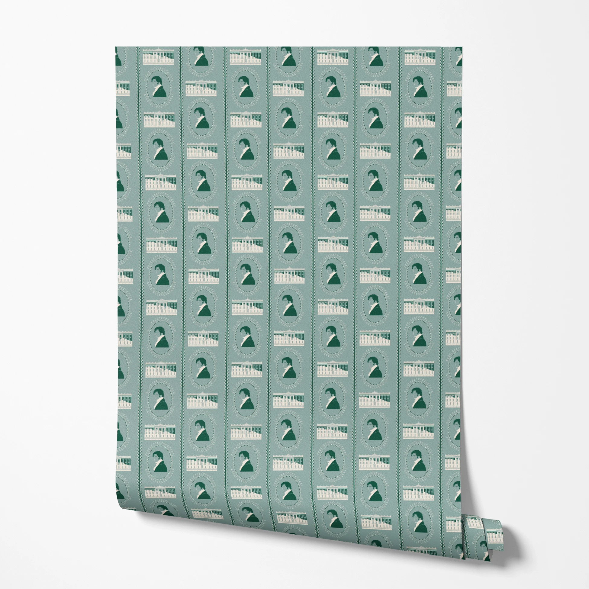  wallpaper roll mockup